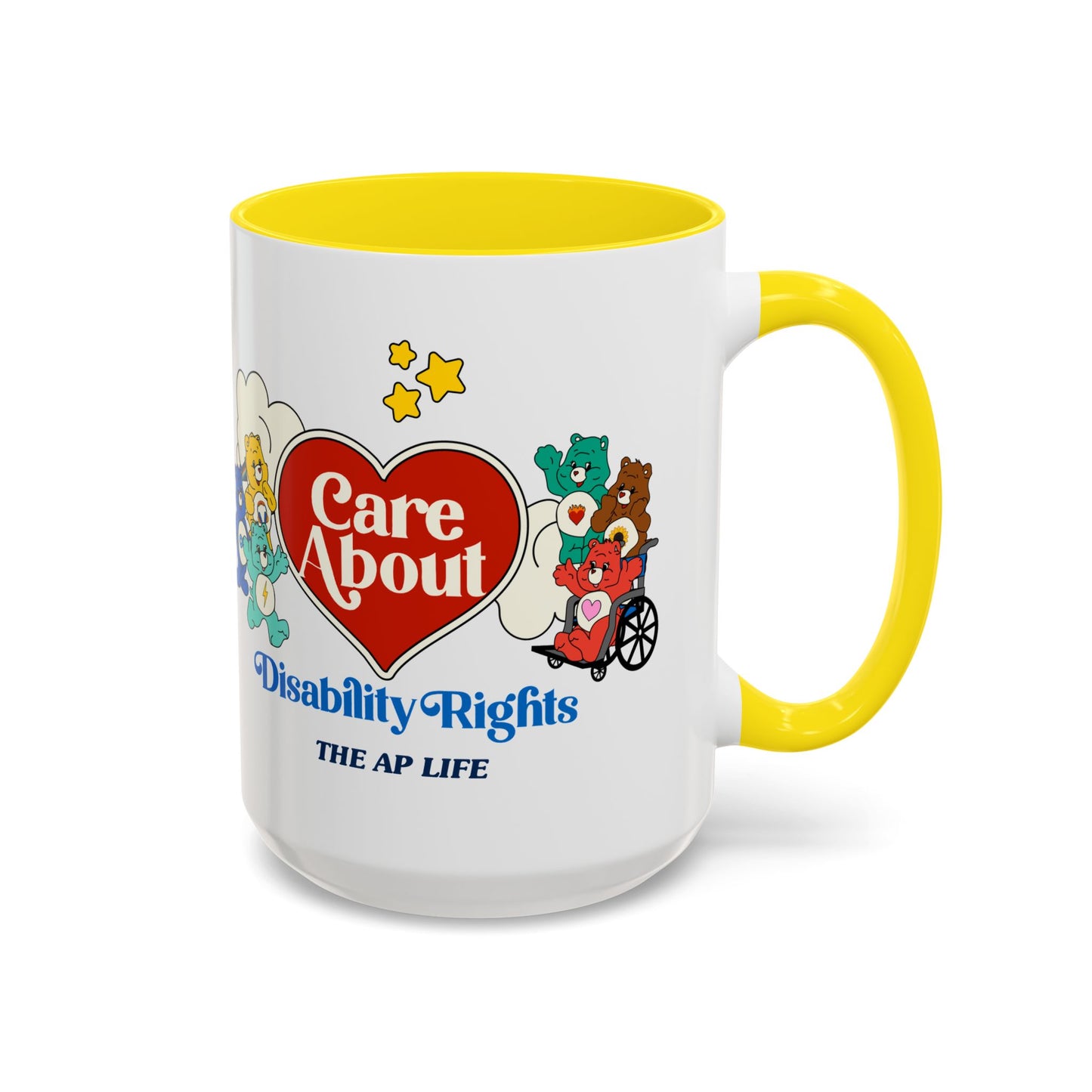 Care About Autism - Disability Rights - Accent Coffee Mug (11, 15oz)