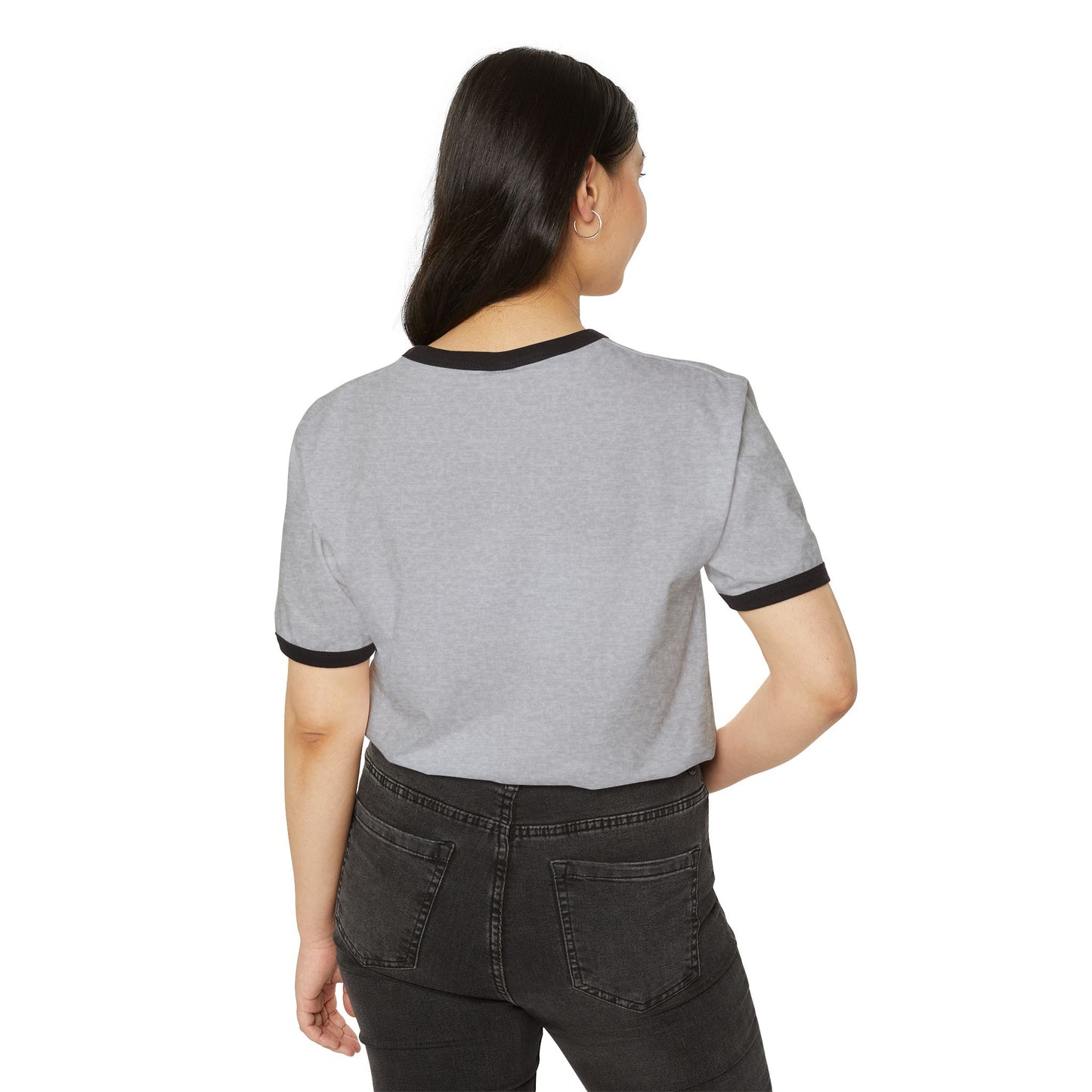 Not A Hugger - Adult Unisex Ringer Tee - Tuned Out Supply + The AP Life Collab