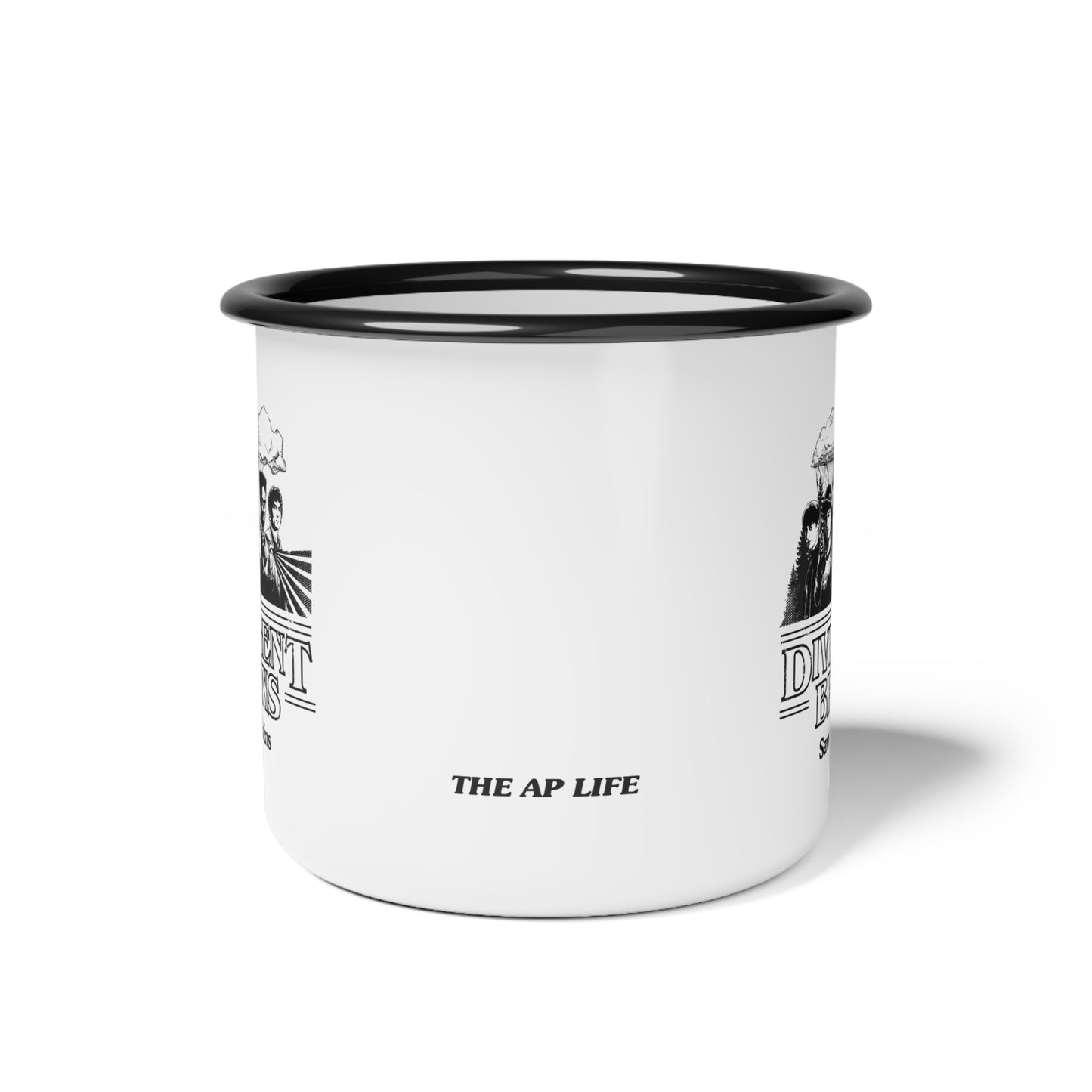 Divergent Brains Saved Hawkins - Enamel Camp Cup