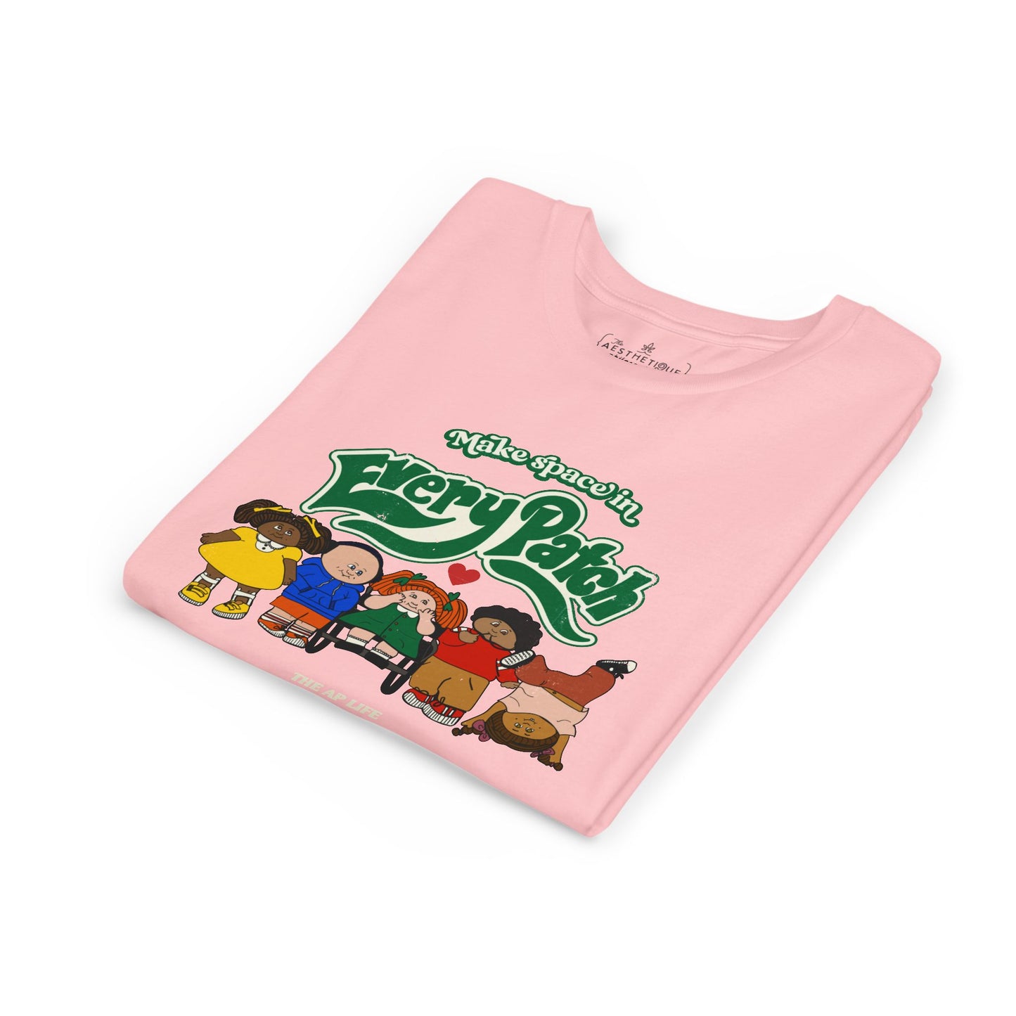 Make Space in Every Patch - Inclusion Matters - Youth Unisex Short Sleeve Tee