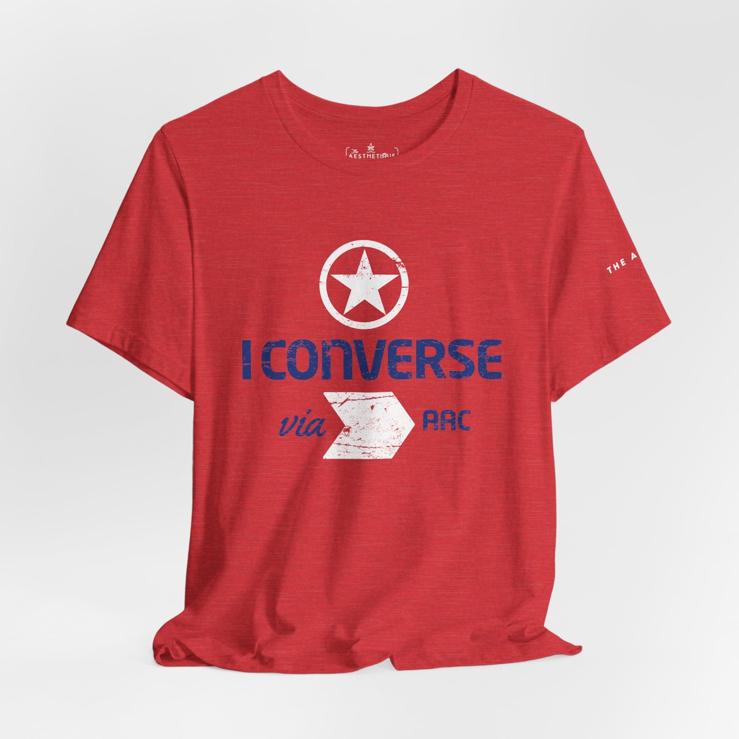 I Converse Via AAC - Unisex Jersey Short Sleeve Tee