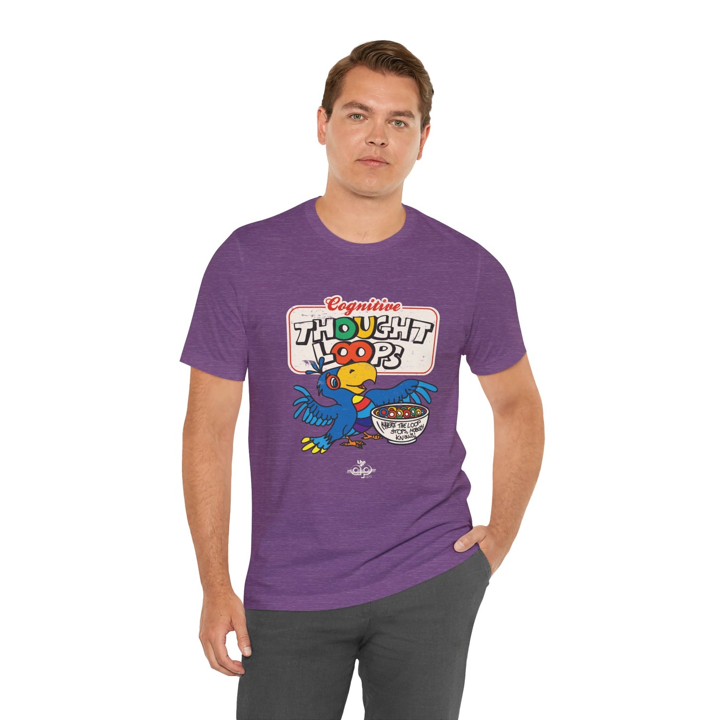 Cognitive Thought Loops - Where the Loop Stops, Nobody Knows - Adult Unisex Jersey Short Sleeve Tee