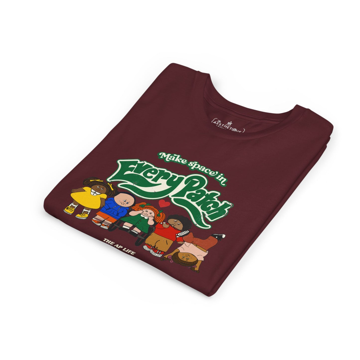 Make Space in Every Patch - Inclusion Matters - Youth Unisex Short Sleeve Tee