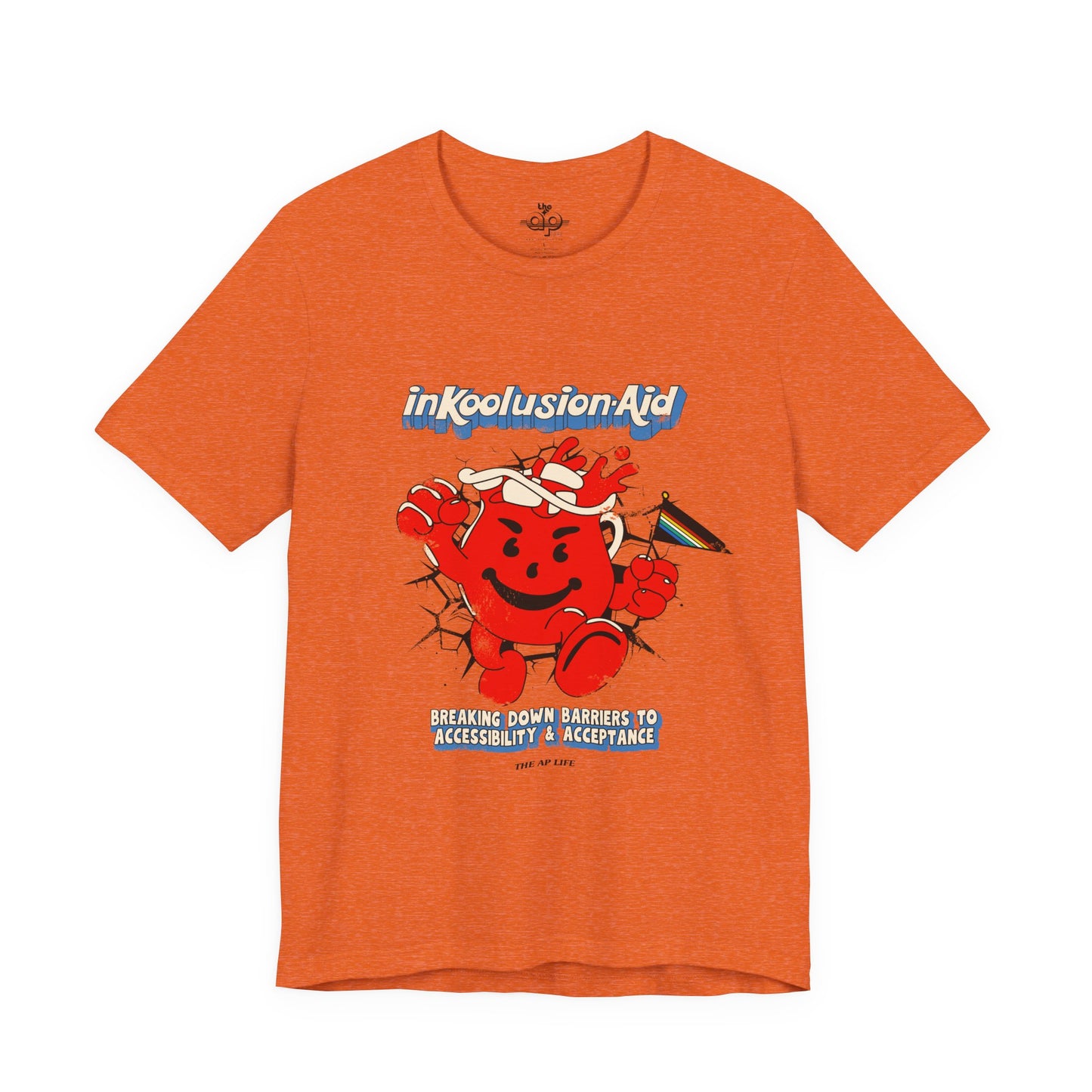 InKoolusion Aid - Breaking Down Barriers to Accessibility & Acceptance - Disability Rights - Adult Unisex Jersey Short Sleeve Tee