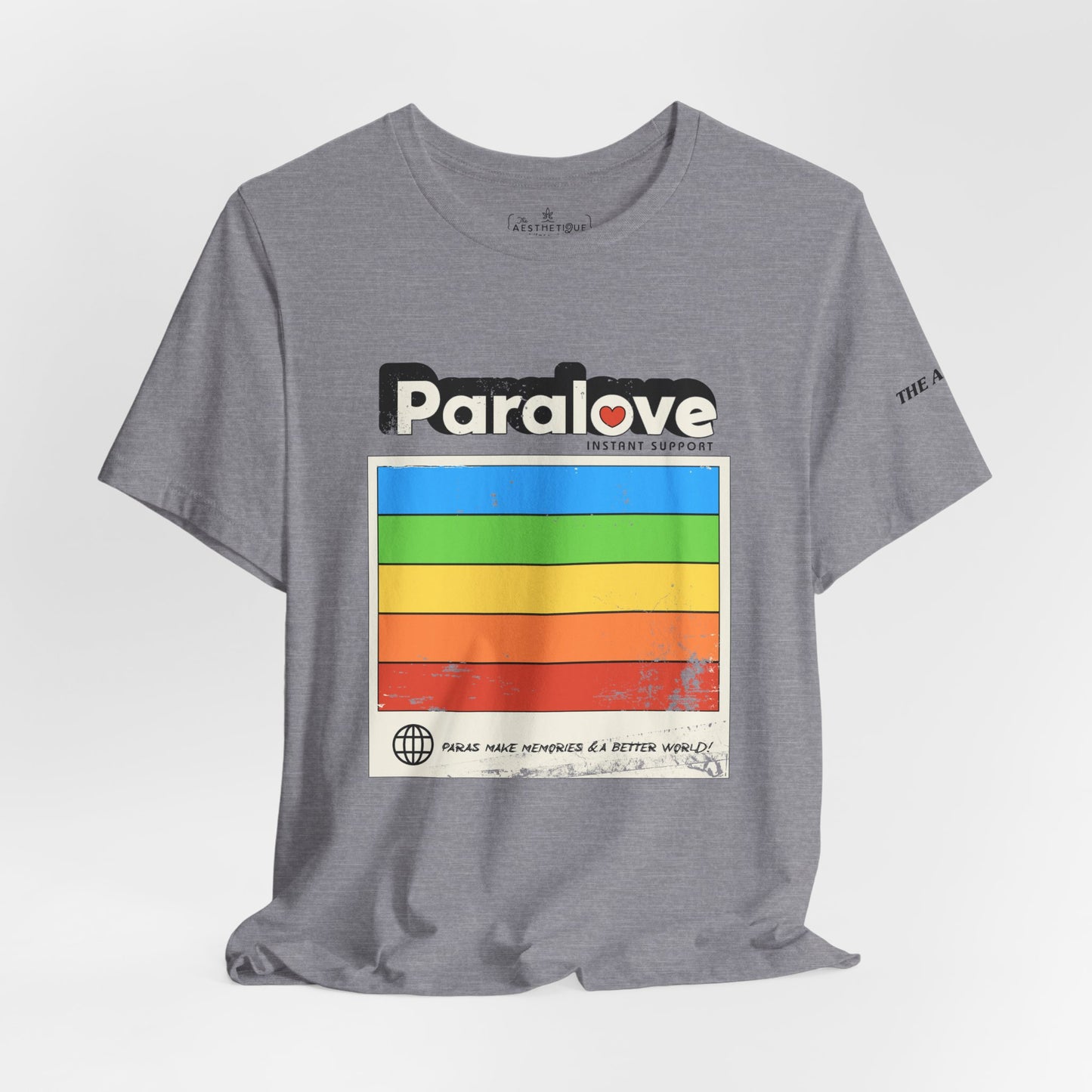 Para Love - Instant Support - Adult Unisex Jersey Short Sleeve Tee