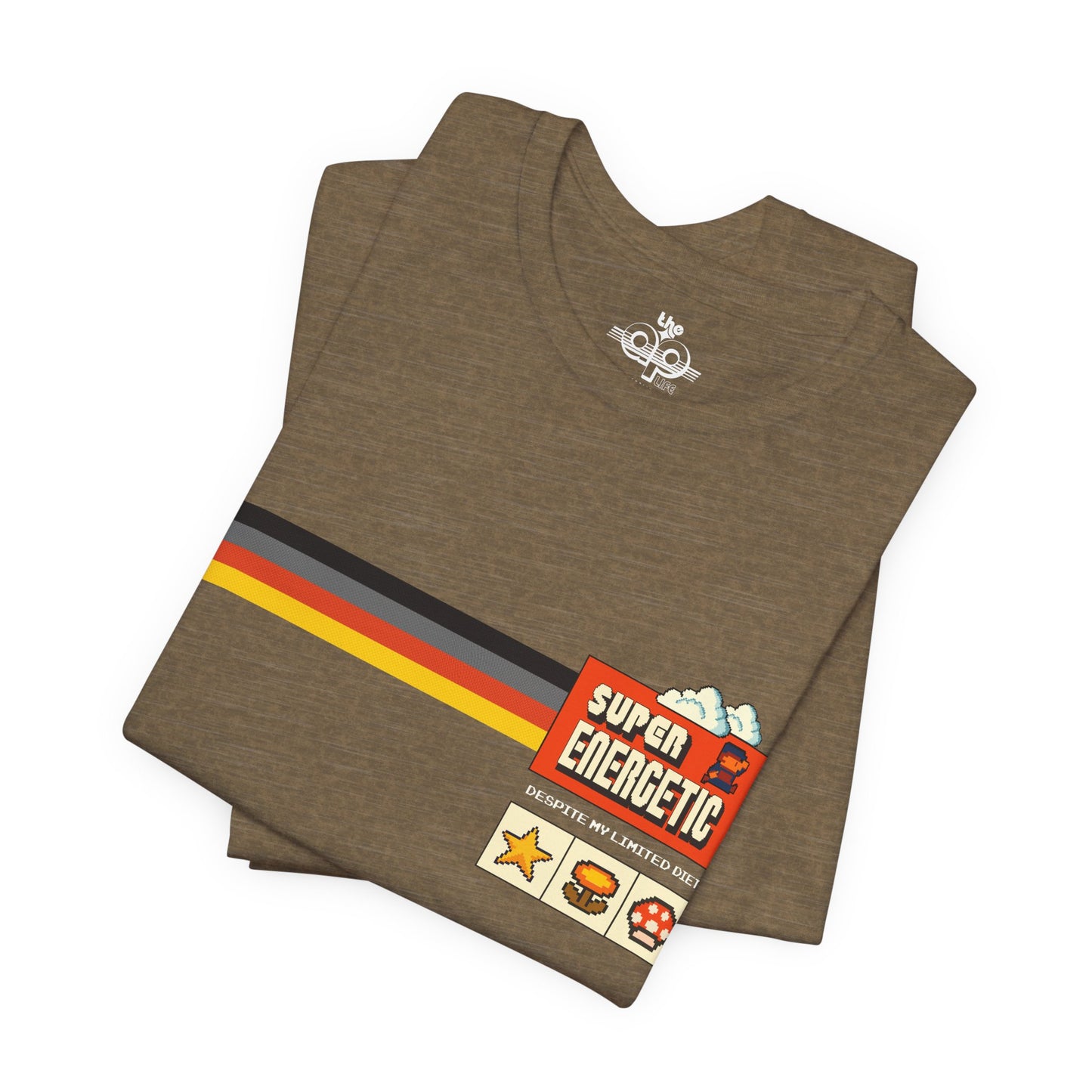Super Energetic Despite My Limited Diet - Adult Unisex Jersey Short Sleeve Tee