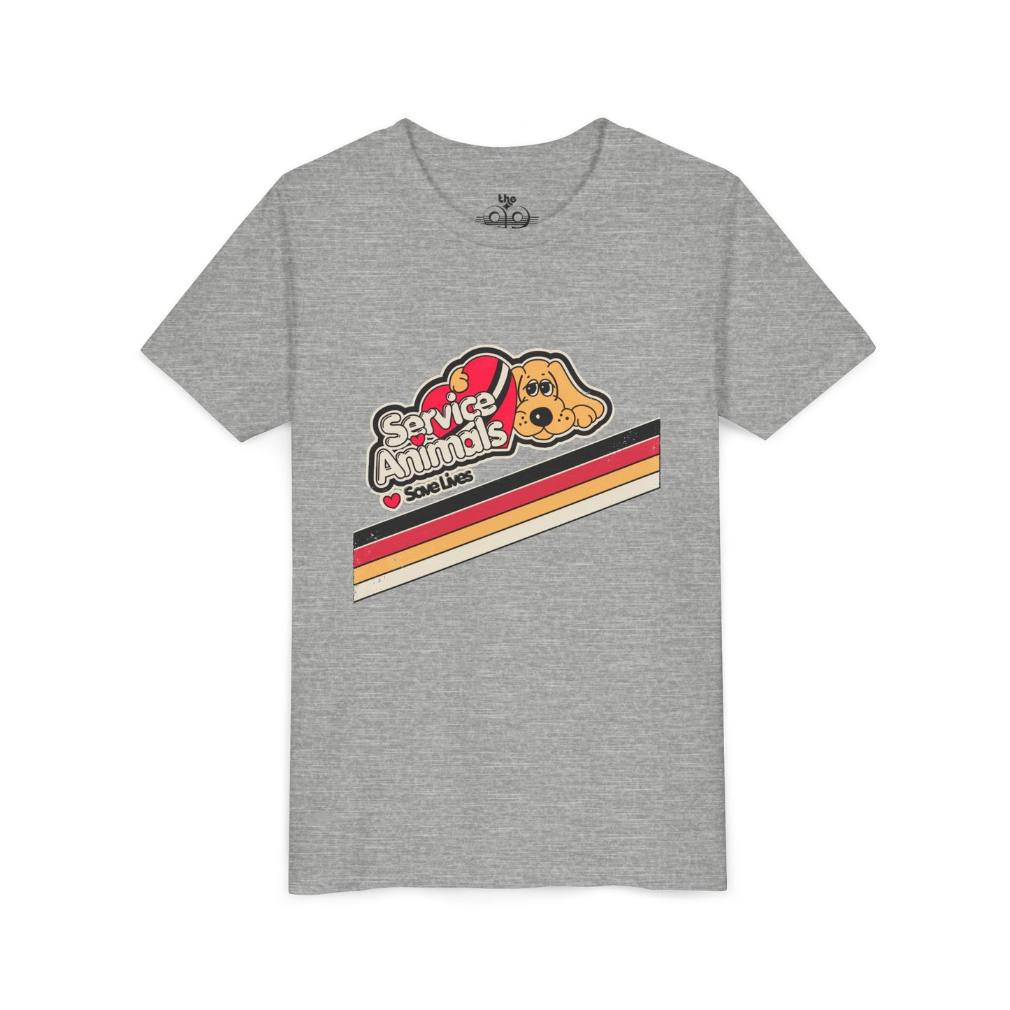 Service Animals Save Lives - Youth Unisex Short Sleeve Tee