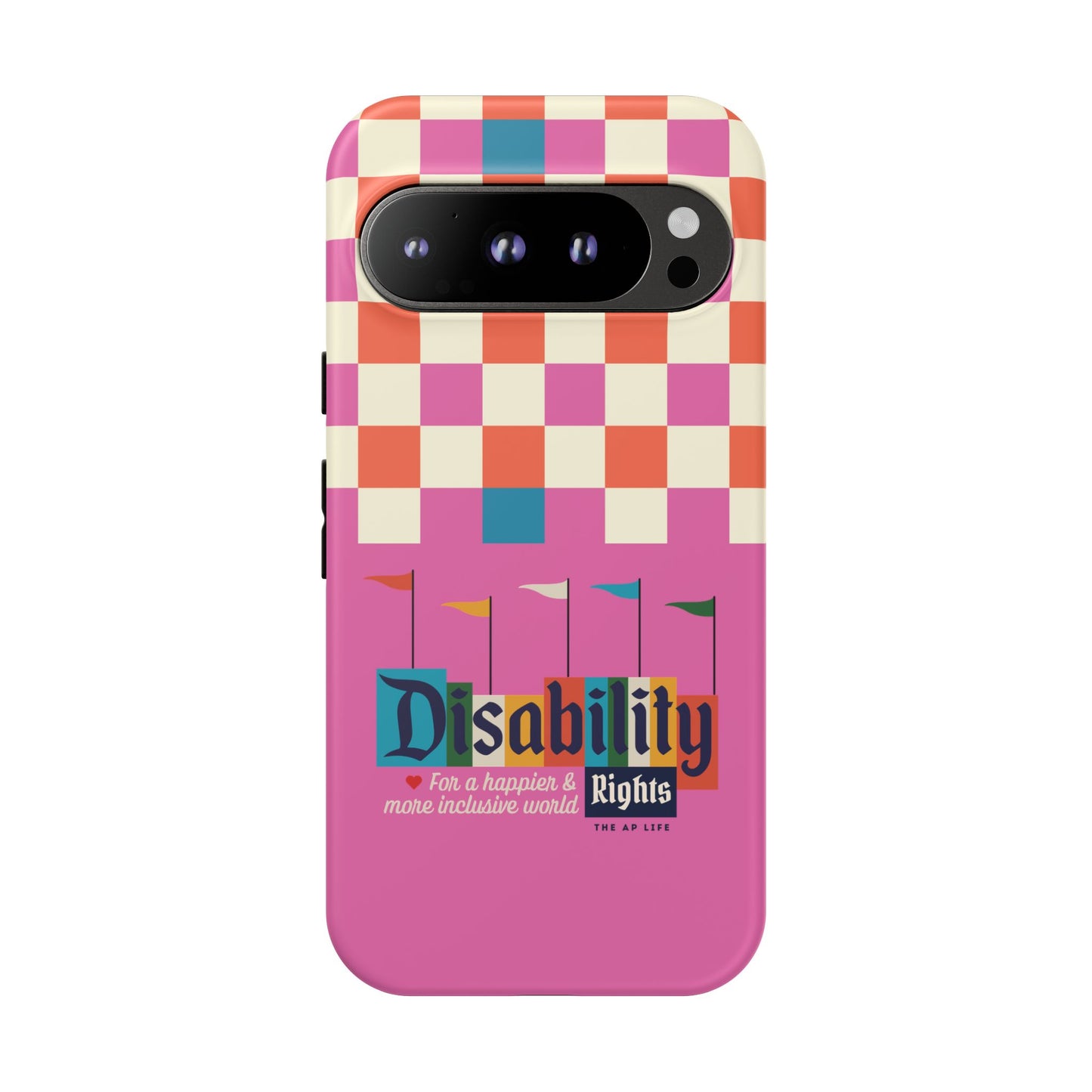 Disability Rights for a Happier & More Inclusive World - Android Phone Case for Google Pixel & Samsung Phones