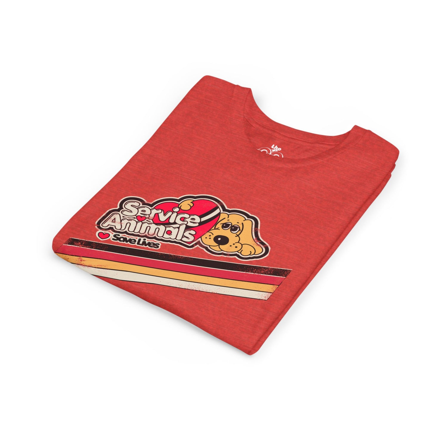Service Animals Save Lives - Youth Unisex Short Sleeve Tee