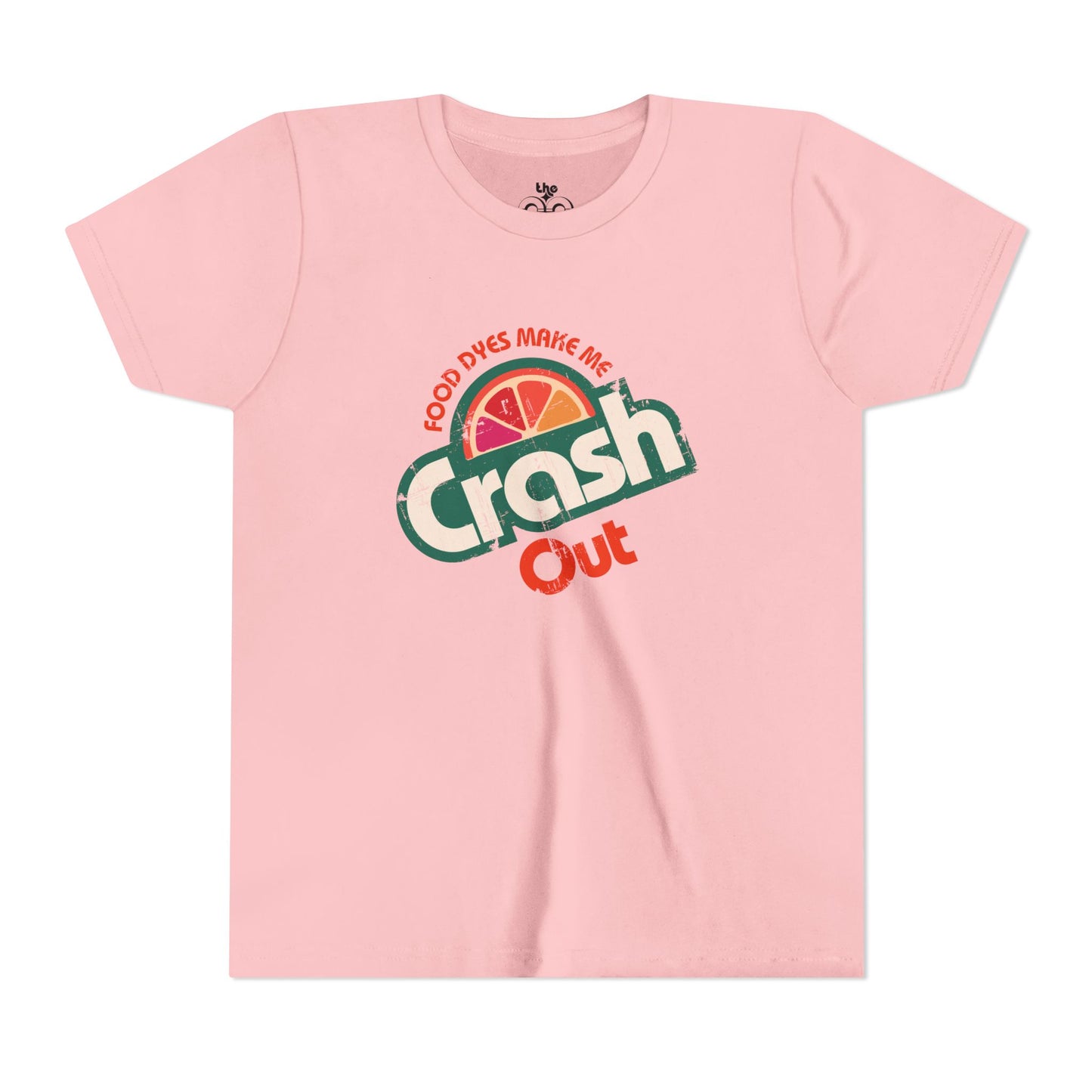 Food Dyes Make Me Crash Out - Unisex Youth Short Sleeve Tee