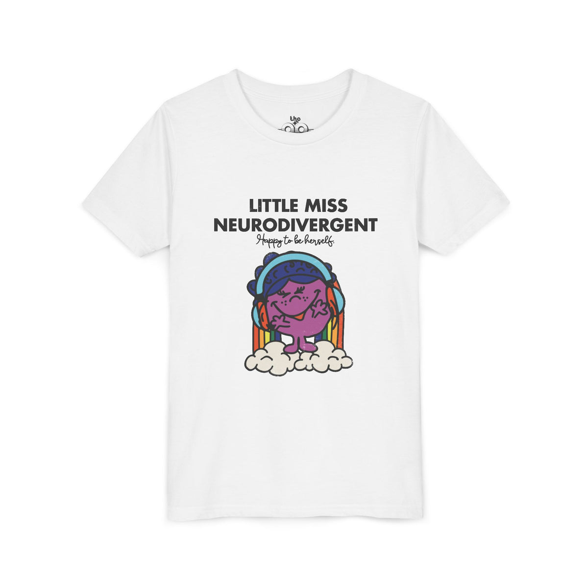 Little Miss Neurodivergent - Unisex Youth Short Sleeve Tee