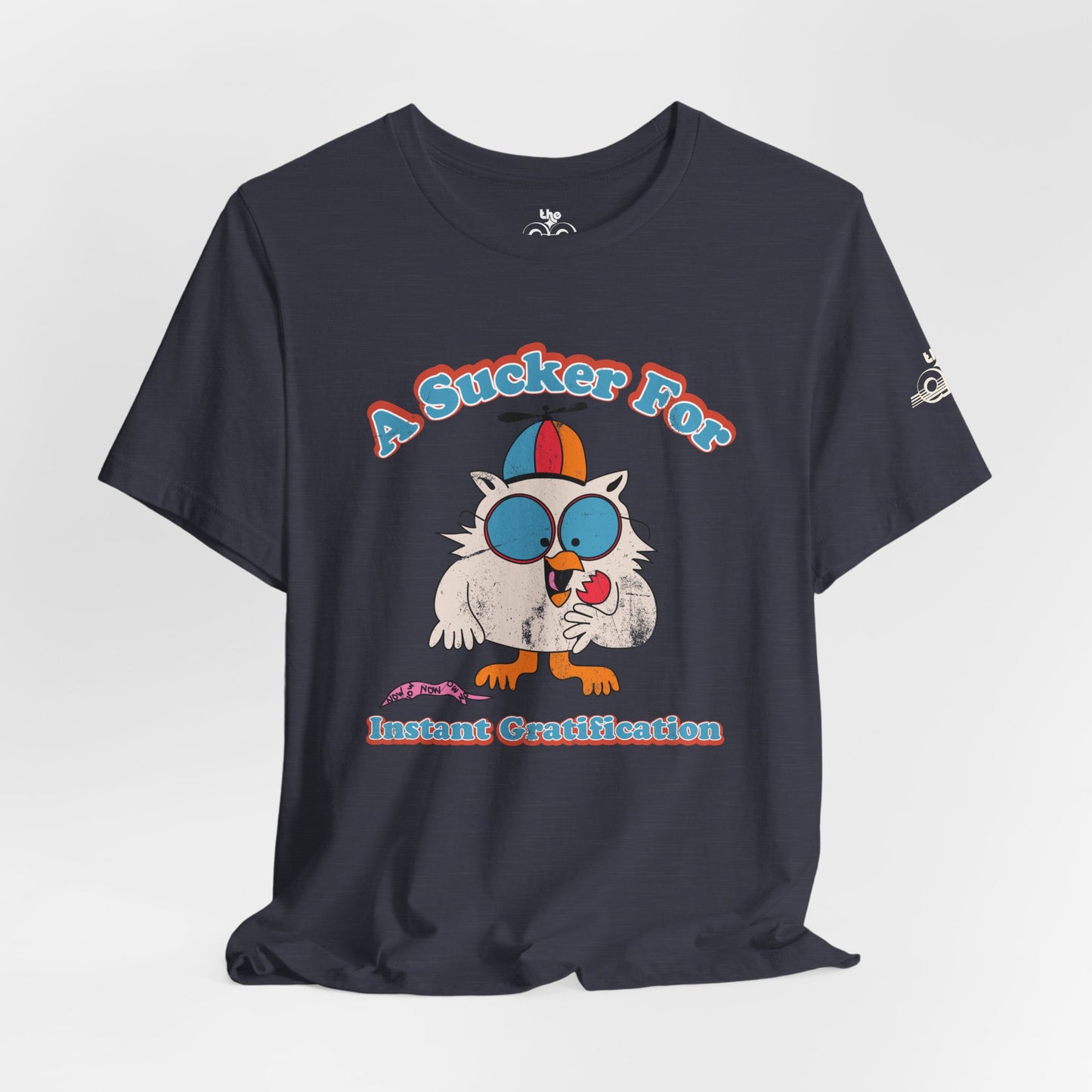 A Sucker for Instant Gratification - Adult Unisex Jersey Short Sleeve Tee