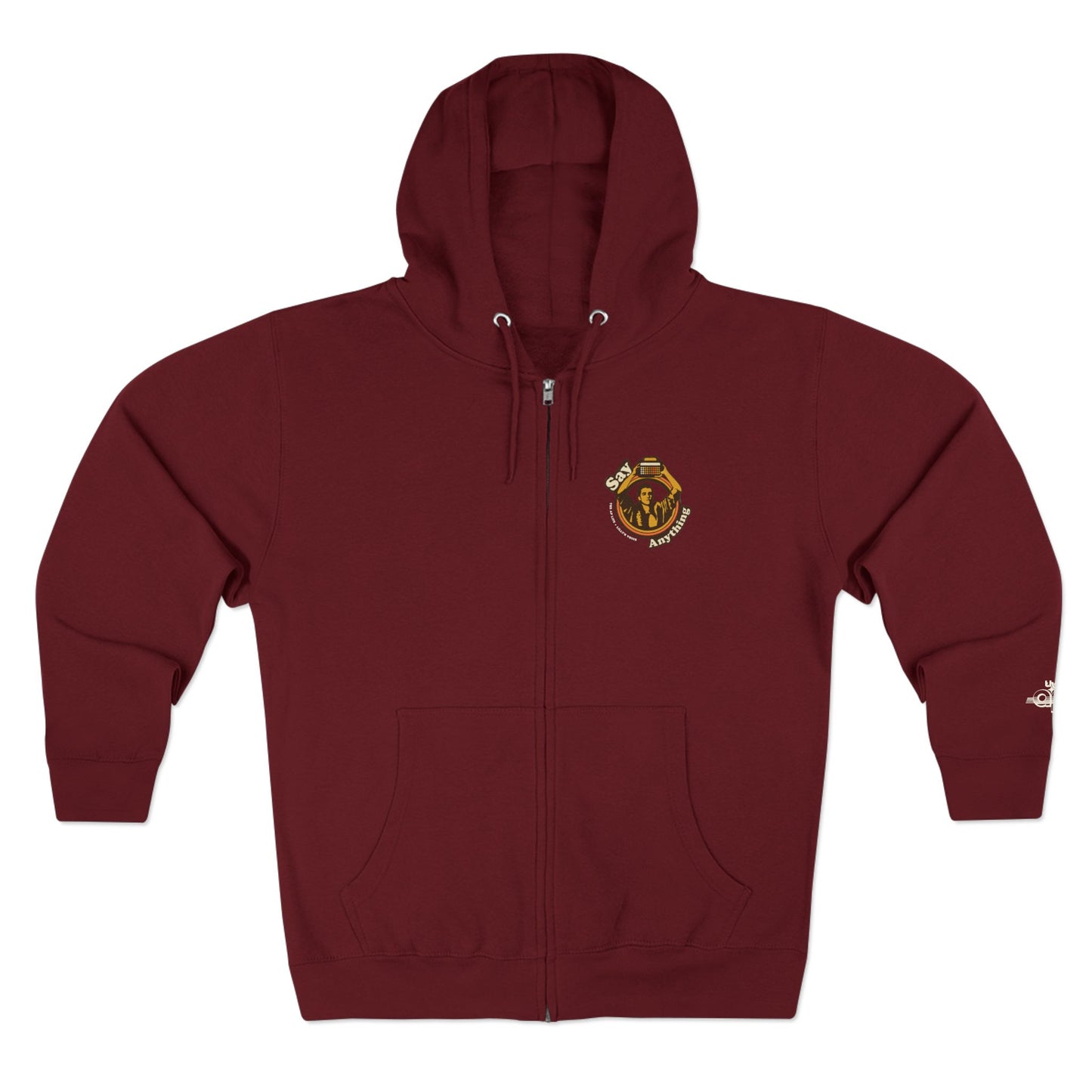 Say Anything - AAC- Lilly's Voice + The AP Life - Adult Unisex Zip Hoodie