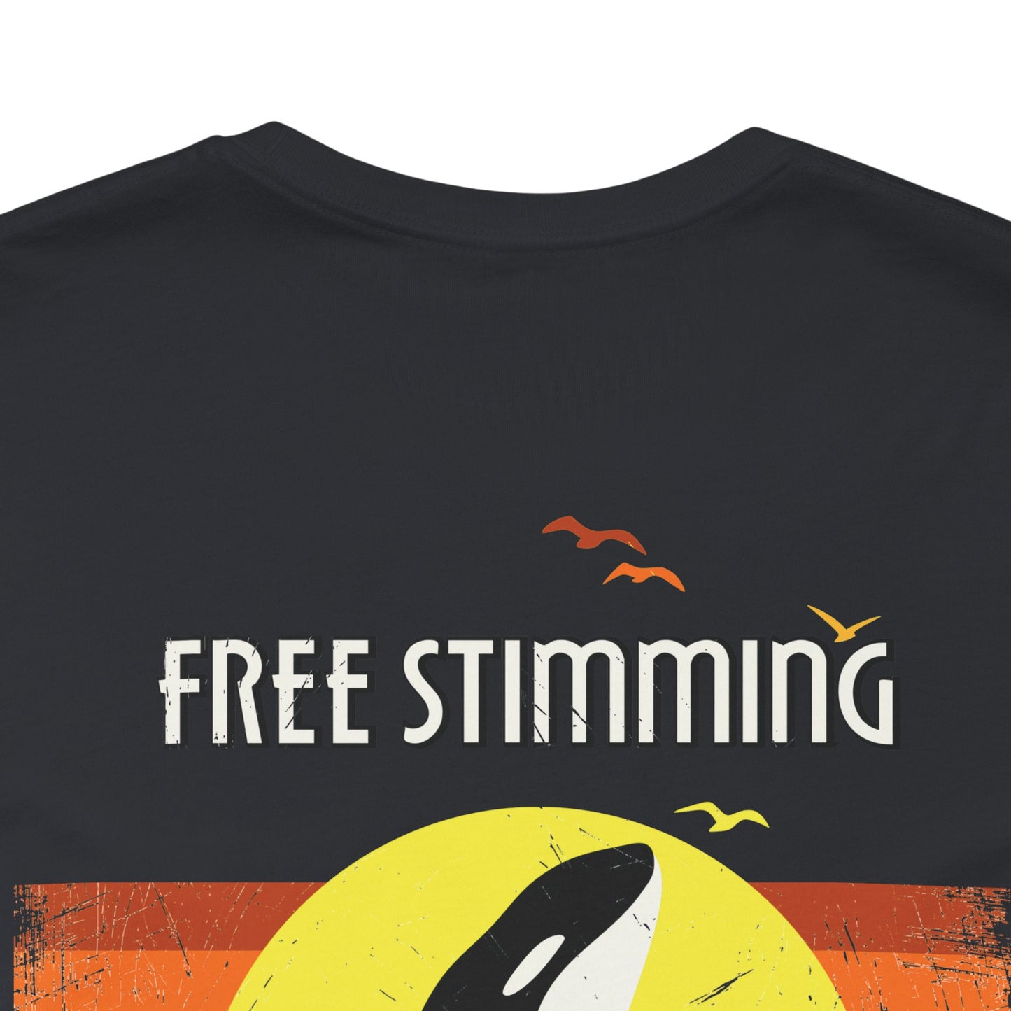 Free Stimming - Orca - Adult Unisex Jersey Short Sleeve Tee
