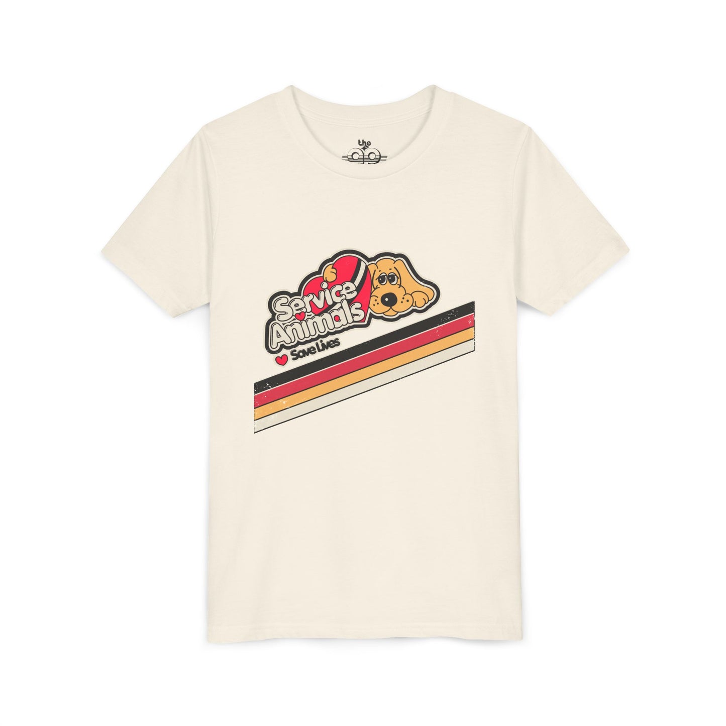 Service Animals Save Lives - Youth Unisex Short Sleeve Tee