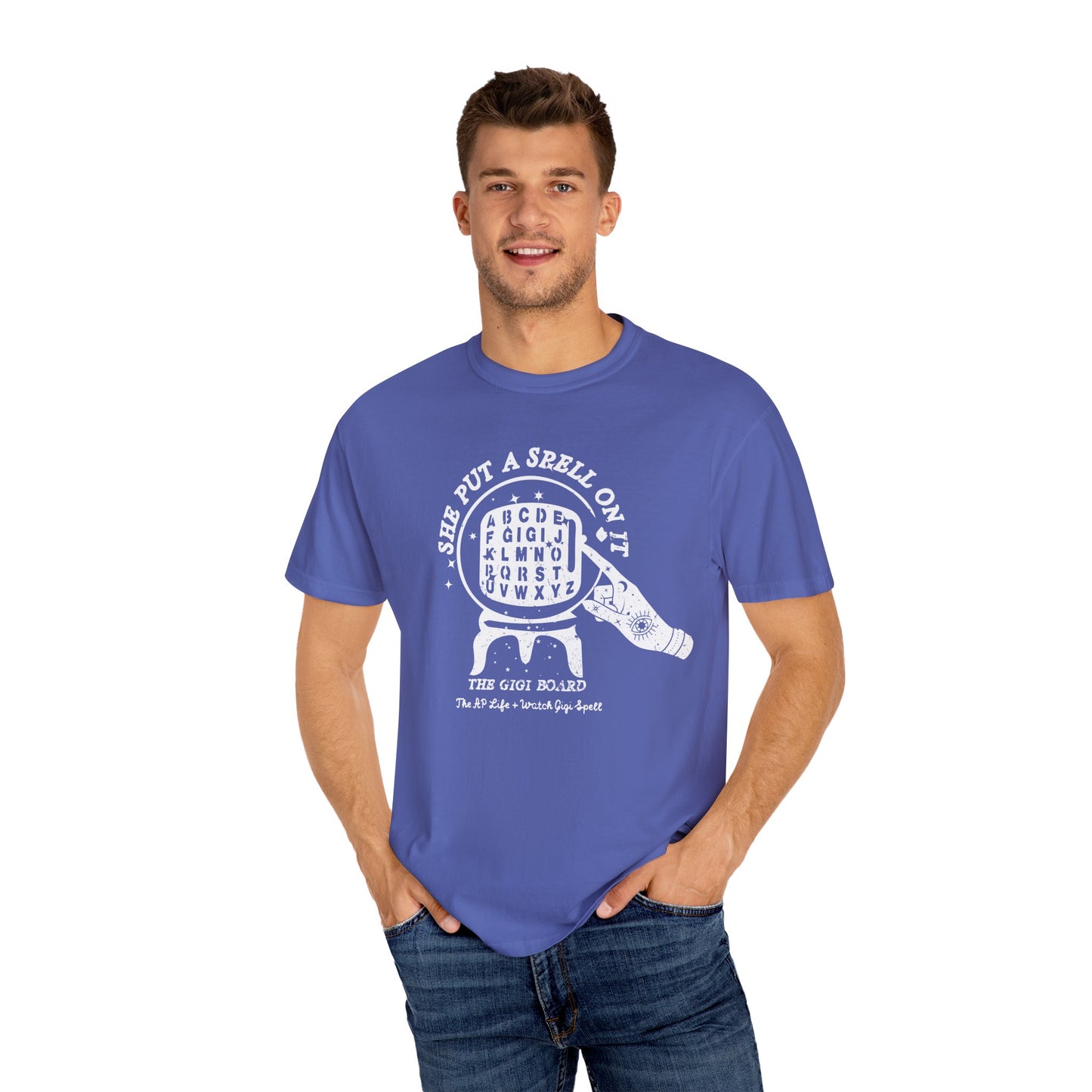She Put a Spell on it - The Gigi Board - Adult Unisex Tee - Watch Gigi Spell Fundraiser