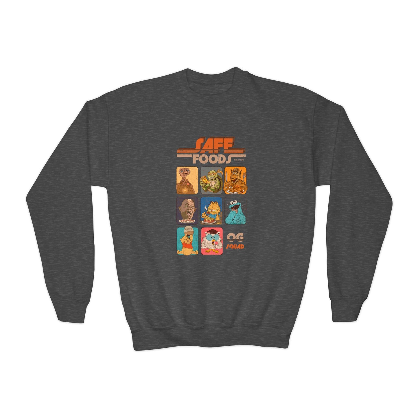 Safe Foods - OG Squad - Youth Unisex Crewneck Sweatshirt