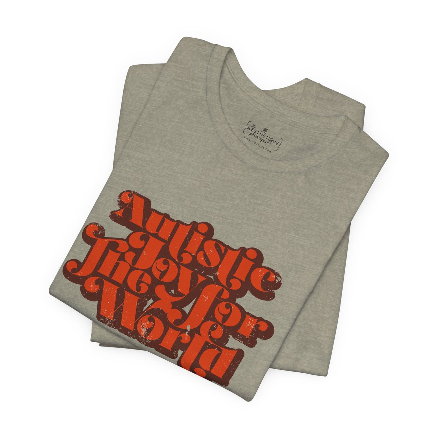 Autistic Joy for the World - Seasonal Style - Unisex Jersey Short Sleeve Tee