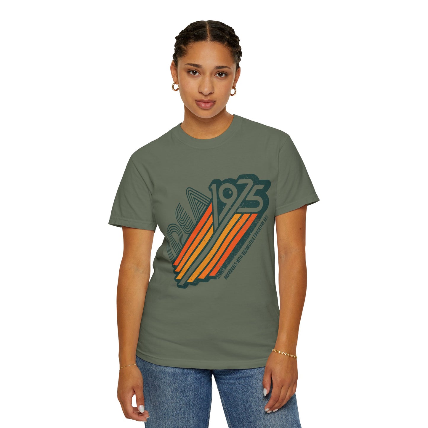 IDEA - 1975 - Individuals with Disabilities Education Act - Unisex Garment-Dyed T-shirt
