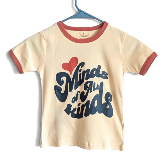 Minds of All Kinds Little Kids Ringer Tee