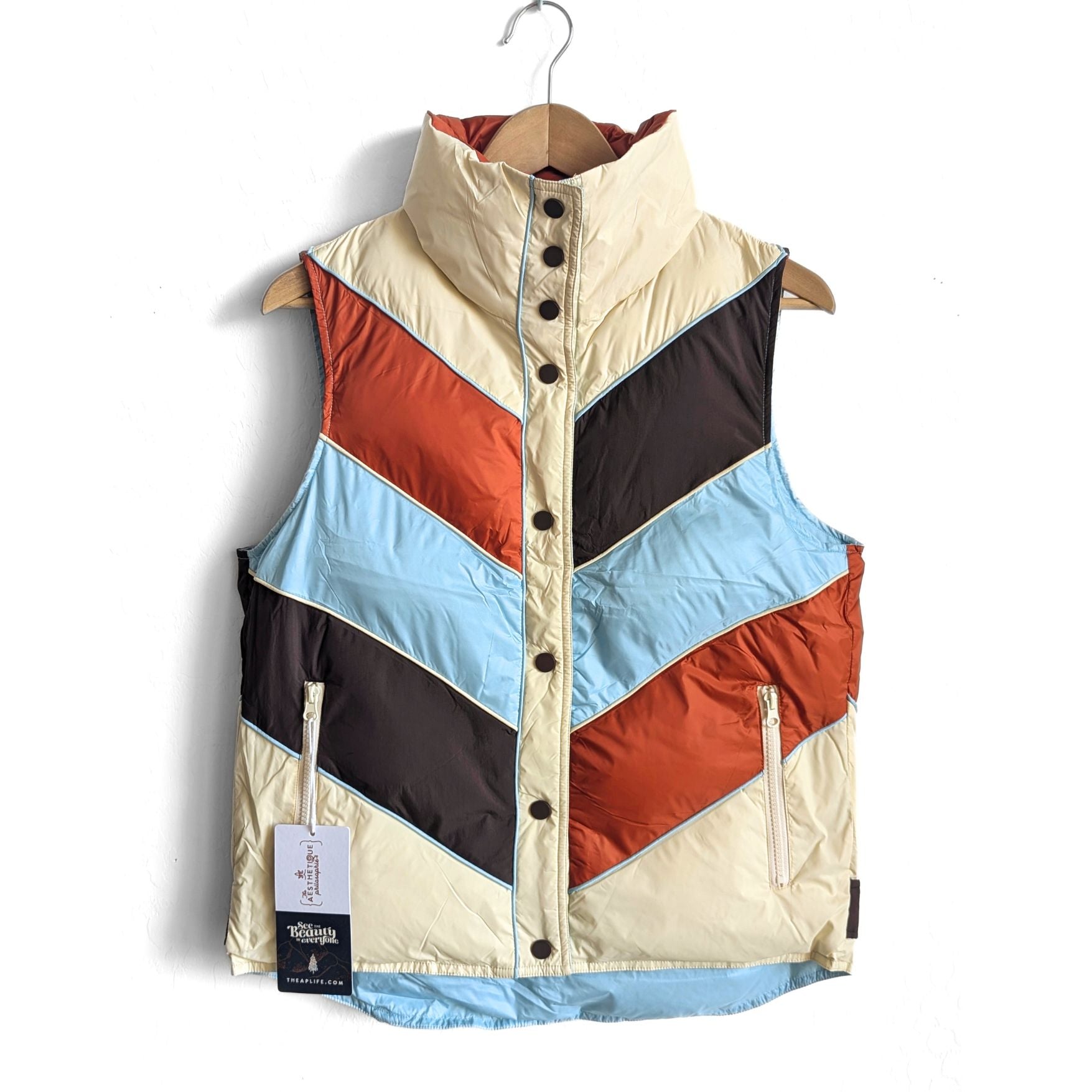 M Vintage 70s on sale Indiana University Puffer Vest