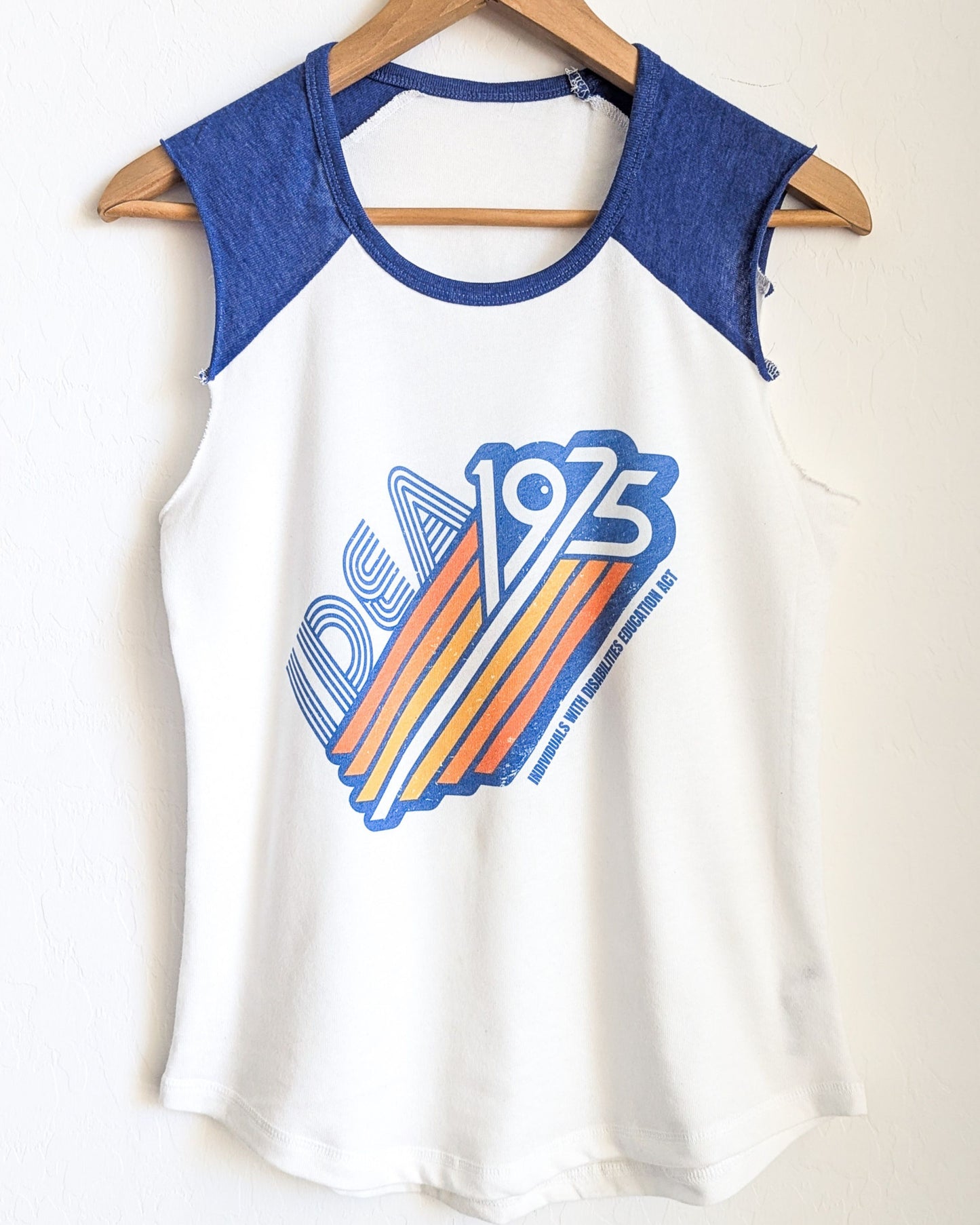 IDEA - 1975 - Individuals with Disabilities Education Act - Women's Raglan Rocker Tank