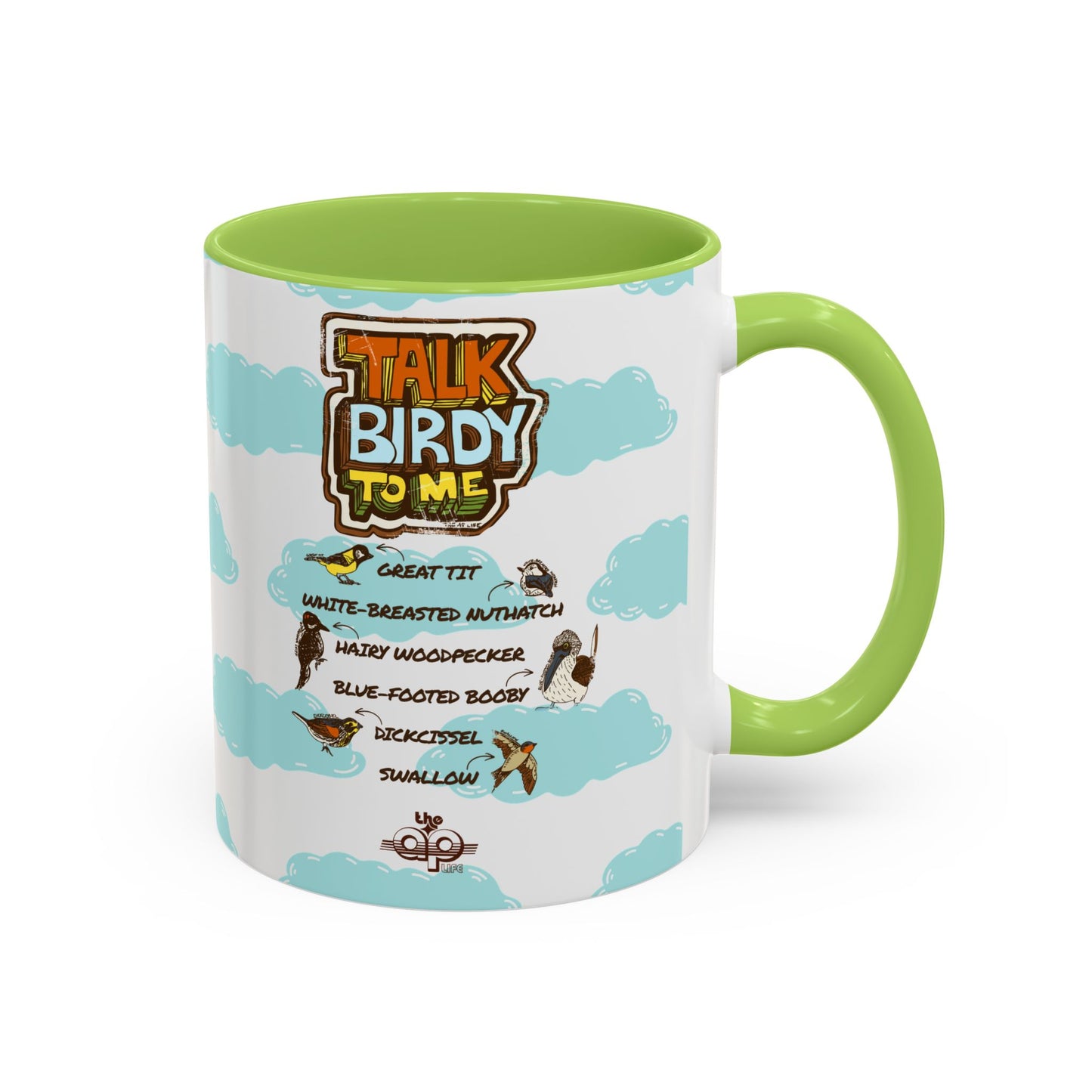 Talk Birdy to Me - Accent Coffee Mug (11, 15oz)