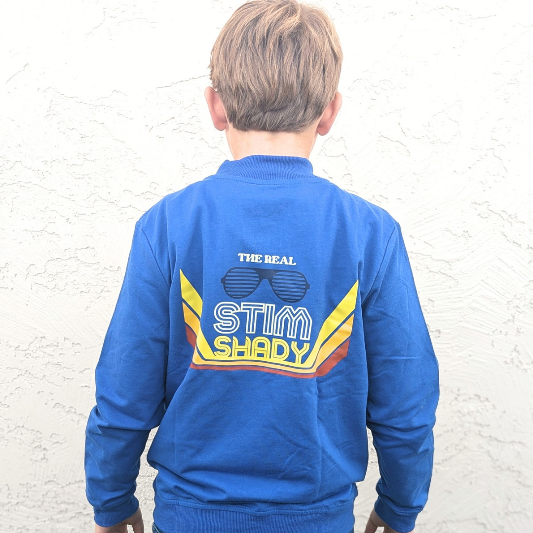 The Real Stim Shady Kids' Lightweight Cotton Terry Zip-Up