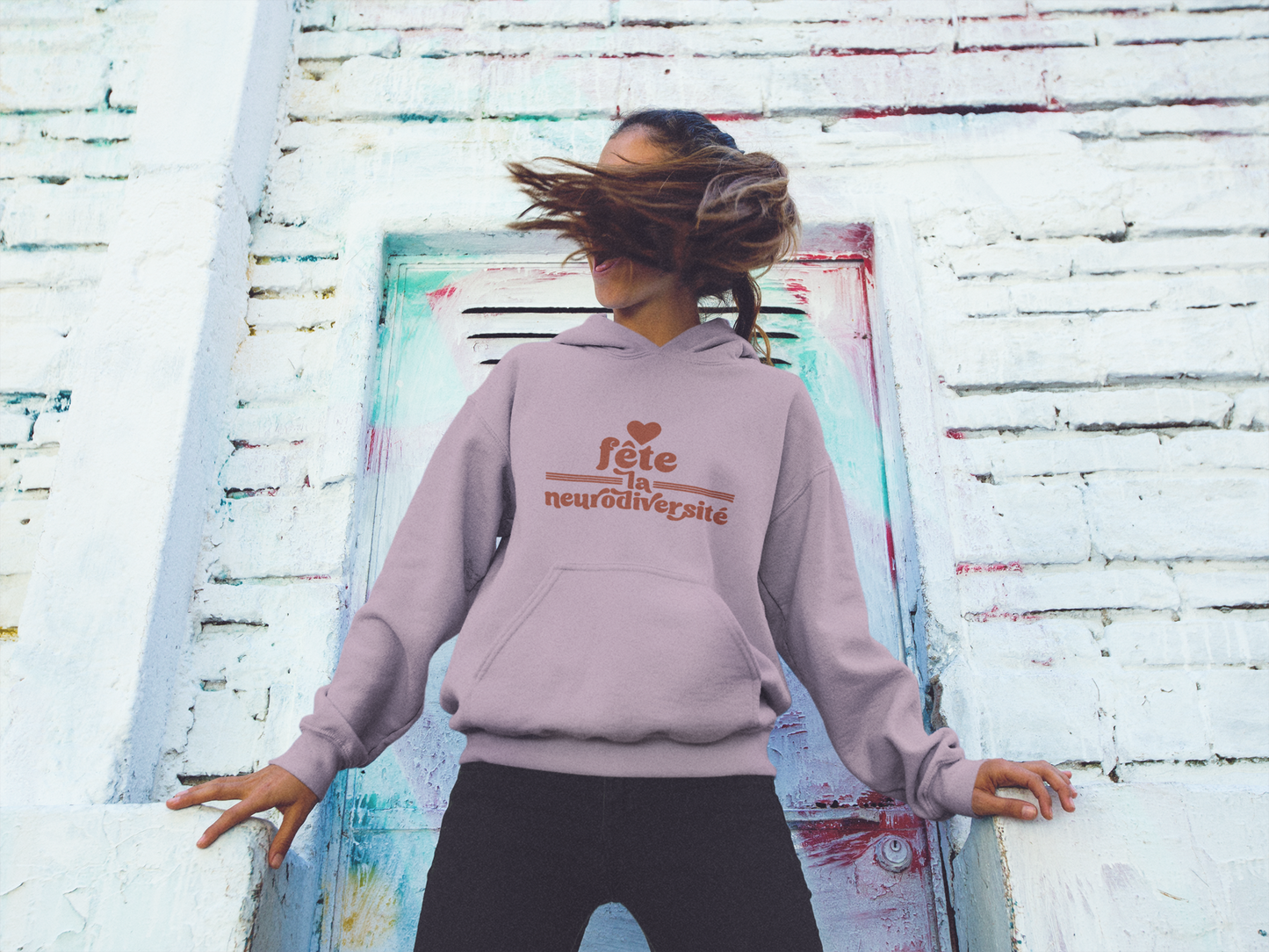 Fête la Neurodiversité Celebrate Neurodiversity - Unisex Softstyle Fleece Hoodie