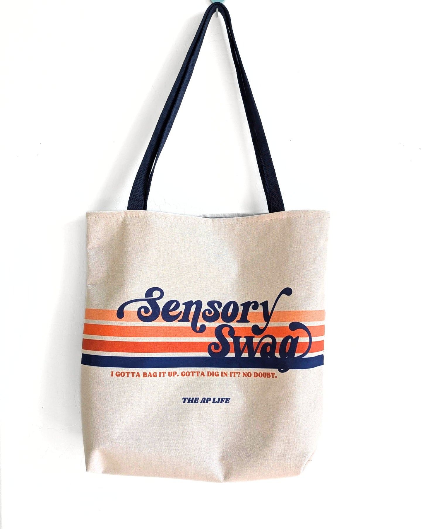 POD Sensory Swag Polyester Tote Bag