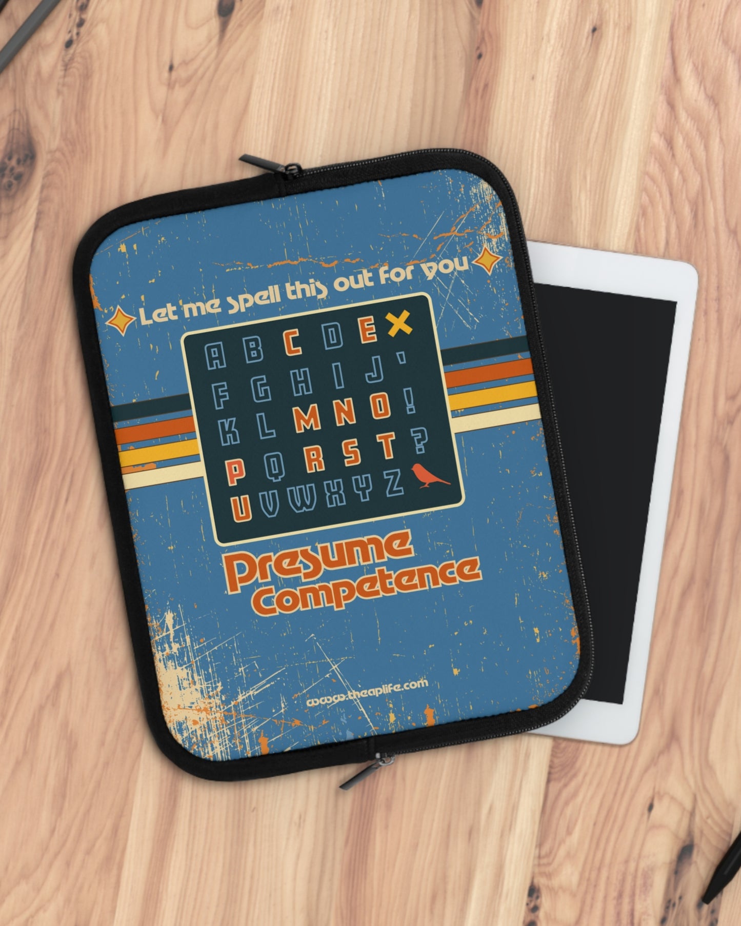 Presume Competence - Spellers/Letterboard - Laptop/Tablet Sleeve