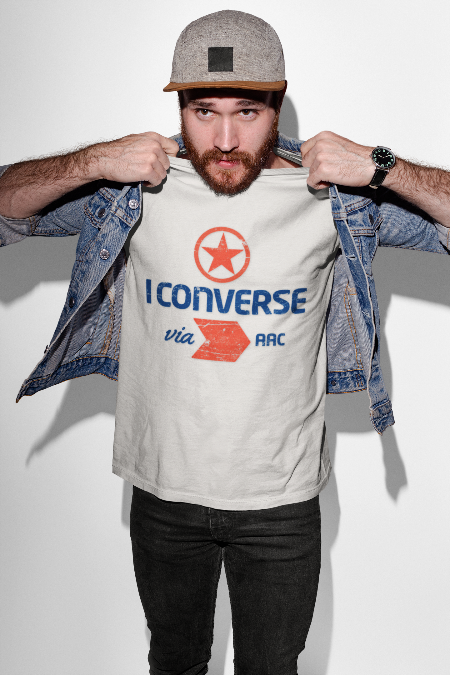 I Converse Via AAC - Unisex Jersey Short Sleeve Tee