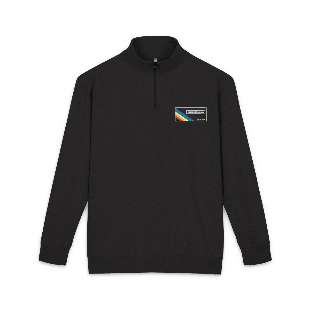 Includers Only - Adult Unisex Fleece Quarter-Zip Pullover - Embroidered