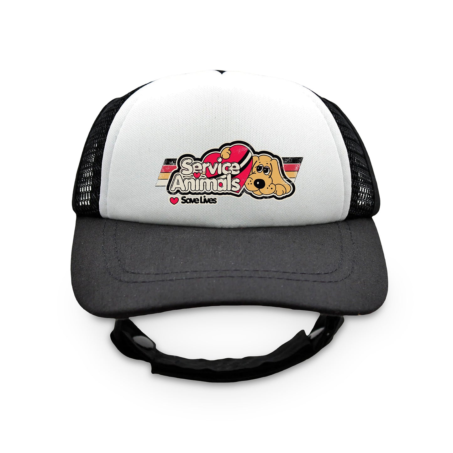 Service Animals Save Lives - Dog Foam Trucker Hat