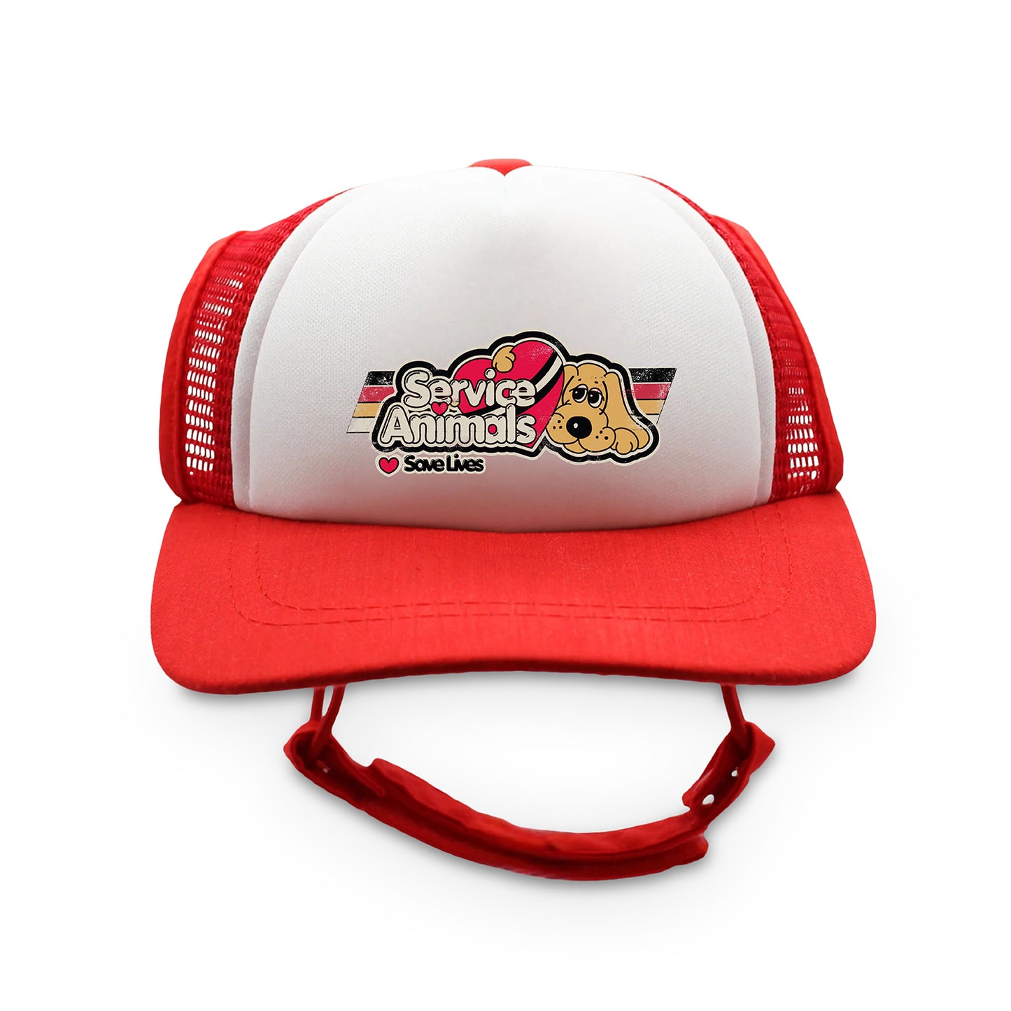 Service Animals Save Lives - Dog Foam Trucker Hat