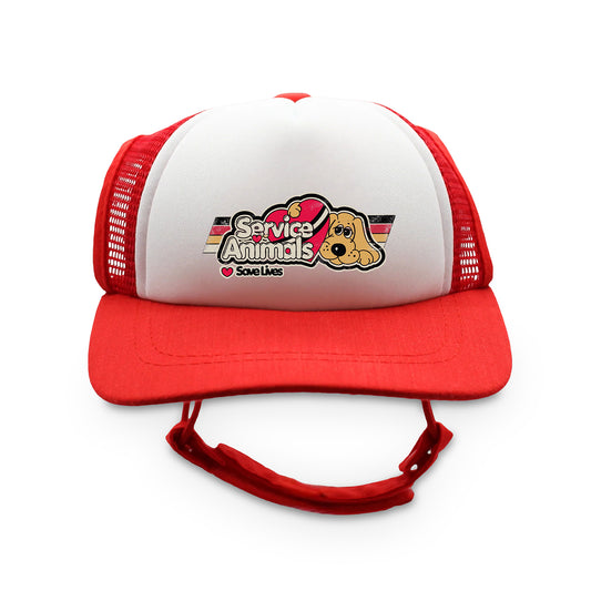 Service Animals Save Lives - Dog Foam Trucker Hat