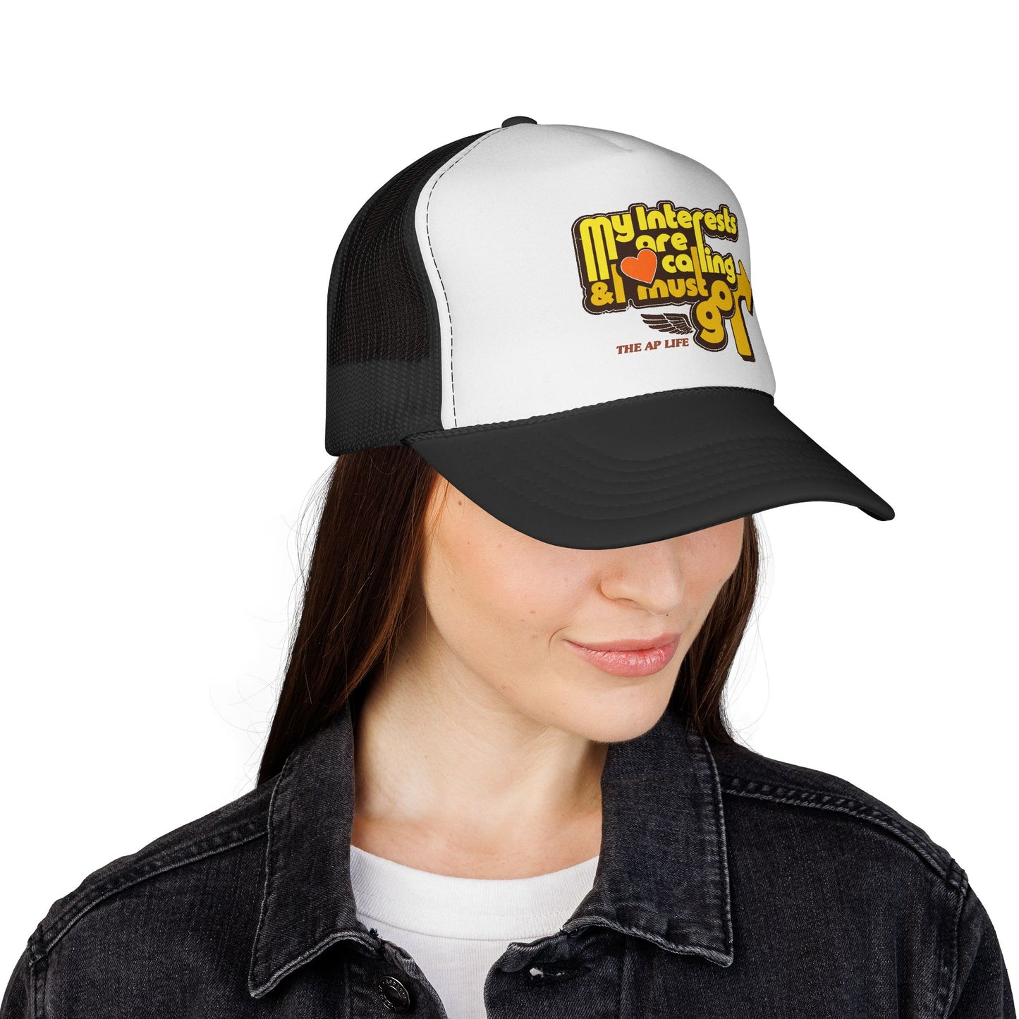 My Interests Are Calling & I Must Go - Adult Unisex Trucker Cap