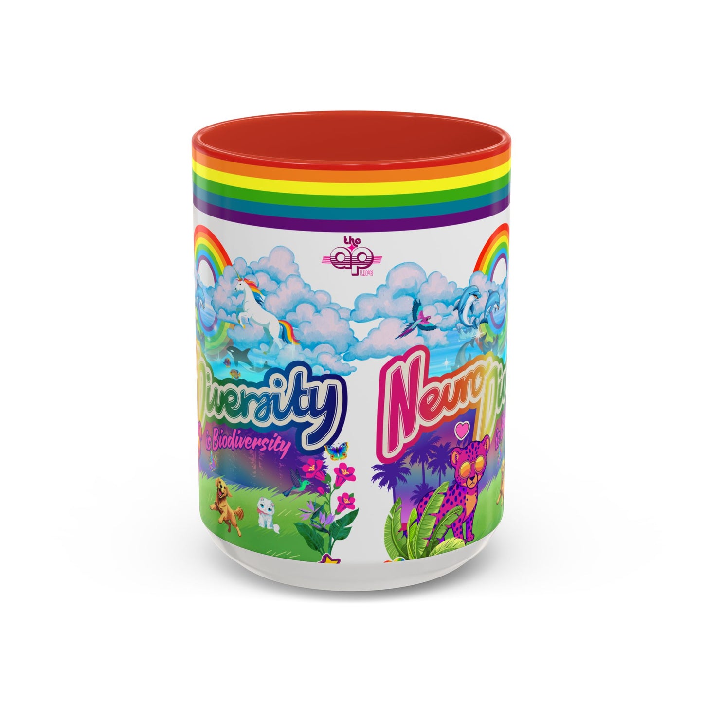 Neurodiversity is Biodiversity - Accent Coffee Mug (11, 15oz)