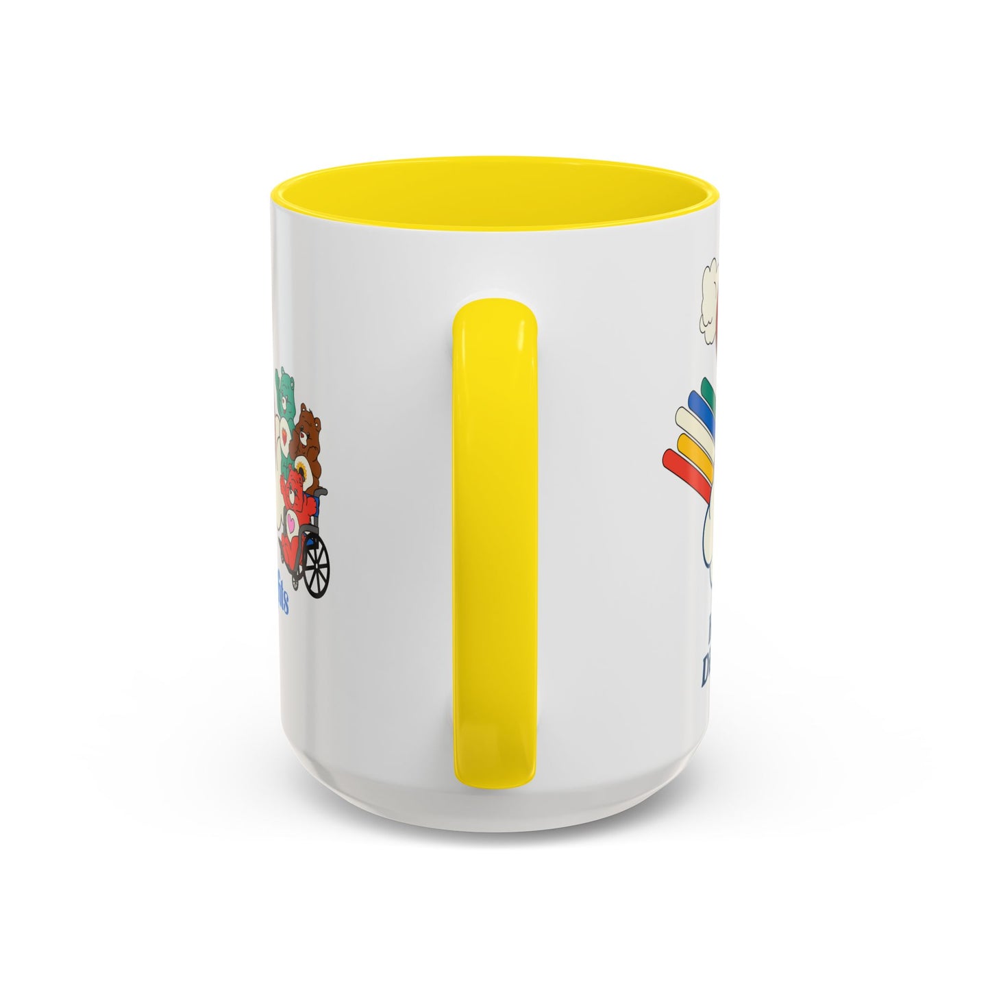 Care About Invisible Disabilities - Disability Rights - Accent Coffee Mug (11, 15oz)