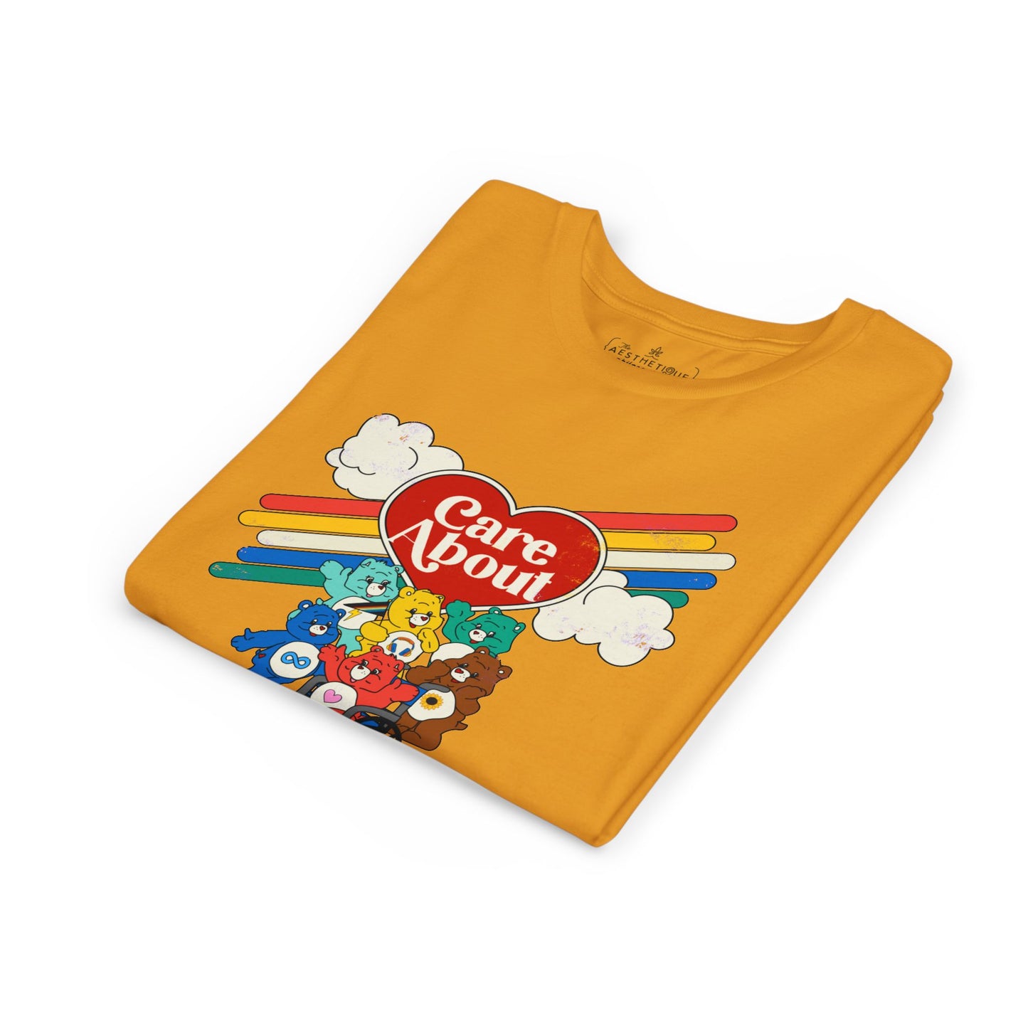 Care About Disability Rights - Retro 80s Vibe - Youth Unisex Jersey Tee