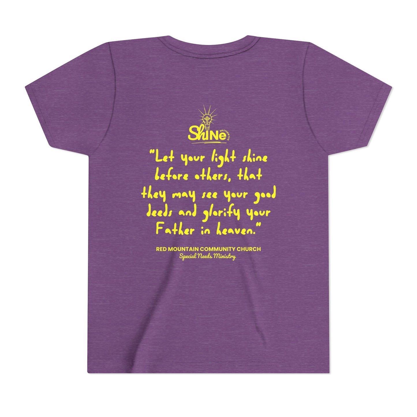 RMCC Shine Youth Unisex Short Sleeve Tee