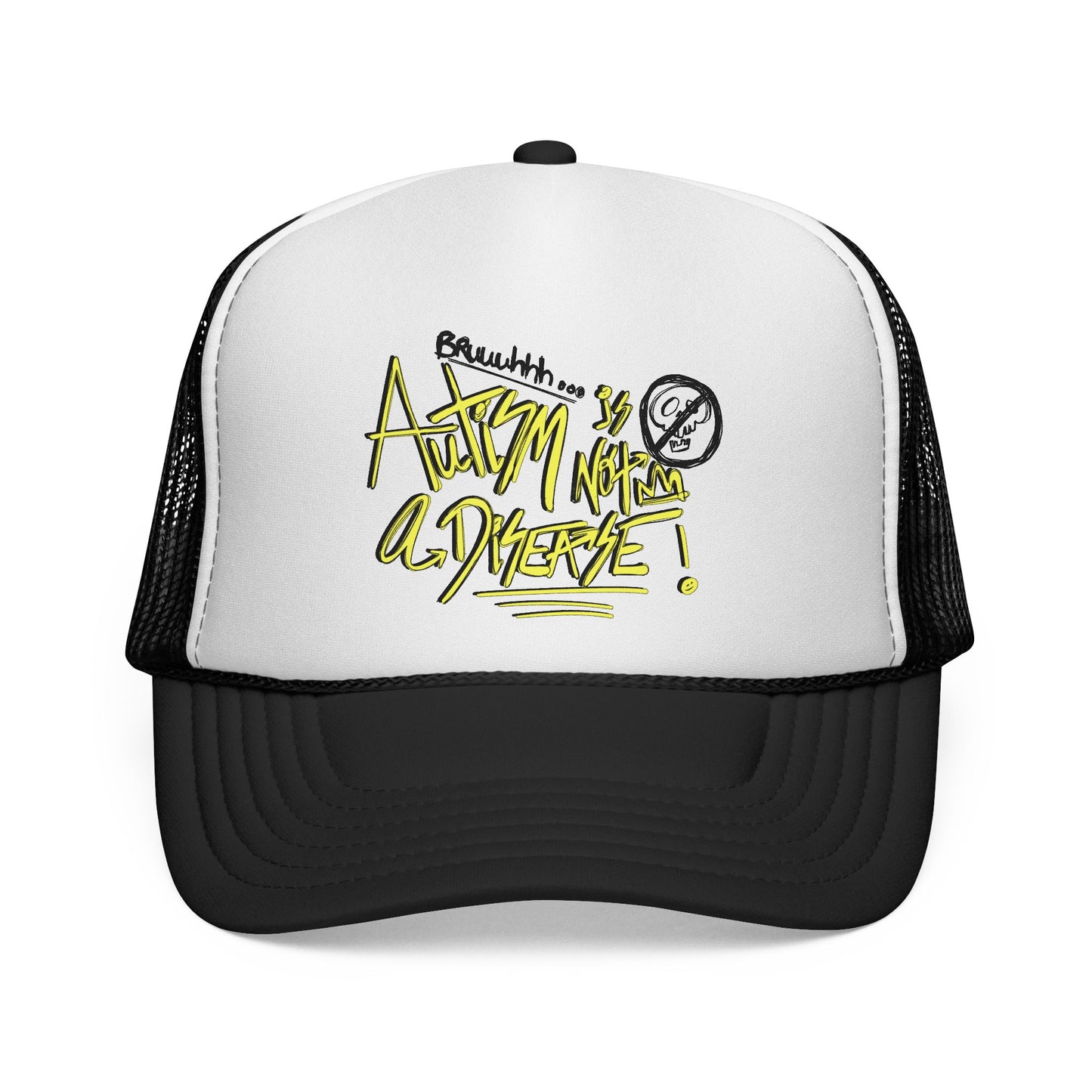 Bruh. Autism is not a Disease - Adult Unisex Trucker Hat