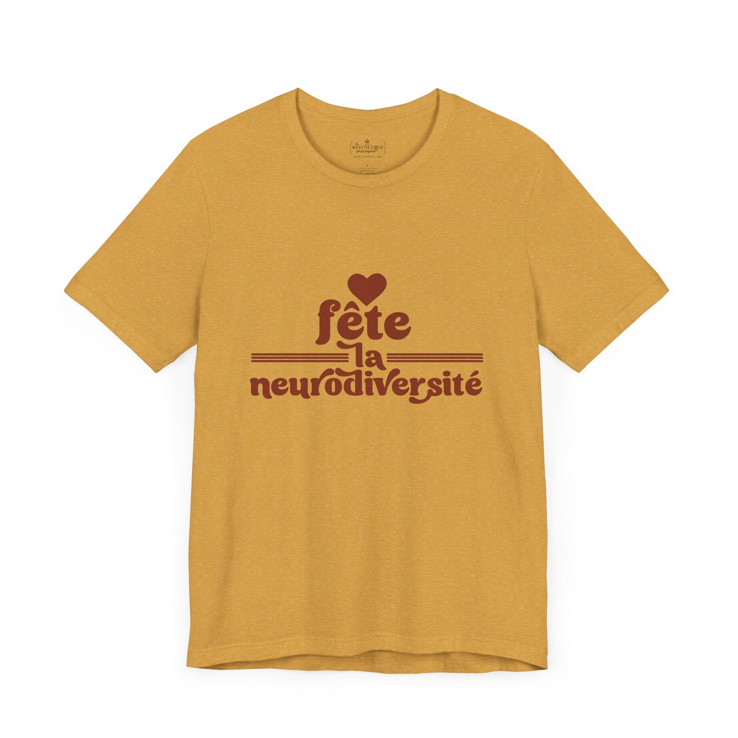 Fête La Neurodiversité Celebrate Neurodiversity - Adult Unisex Tee