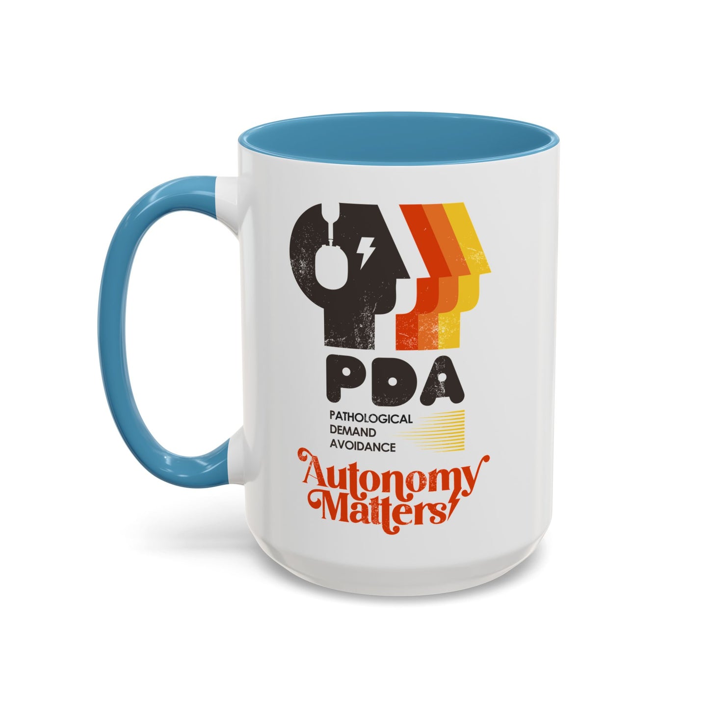 PDA - Pathological Demand Avoidance - Autonomy Matters - Accent Coffee Mug (11, 15oz)