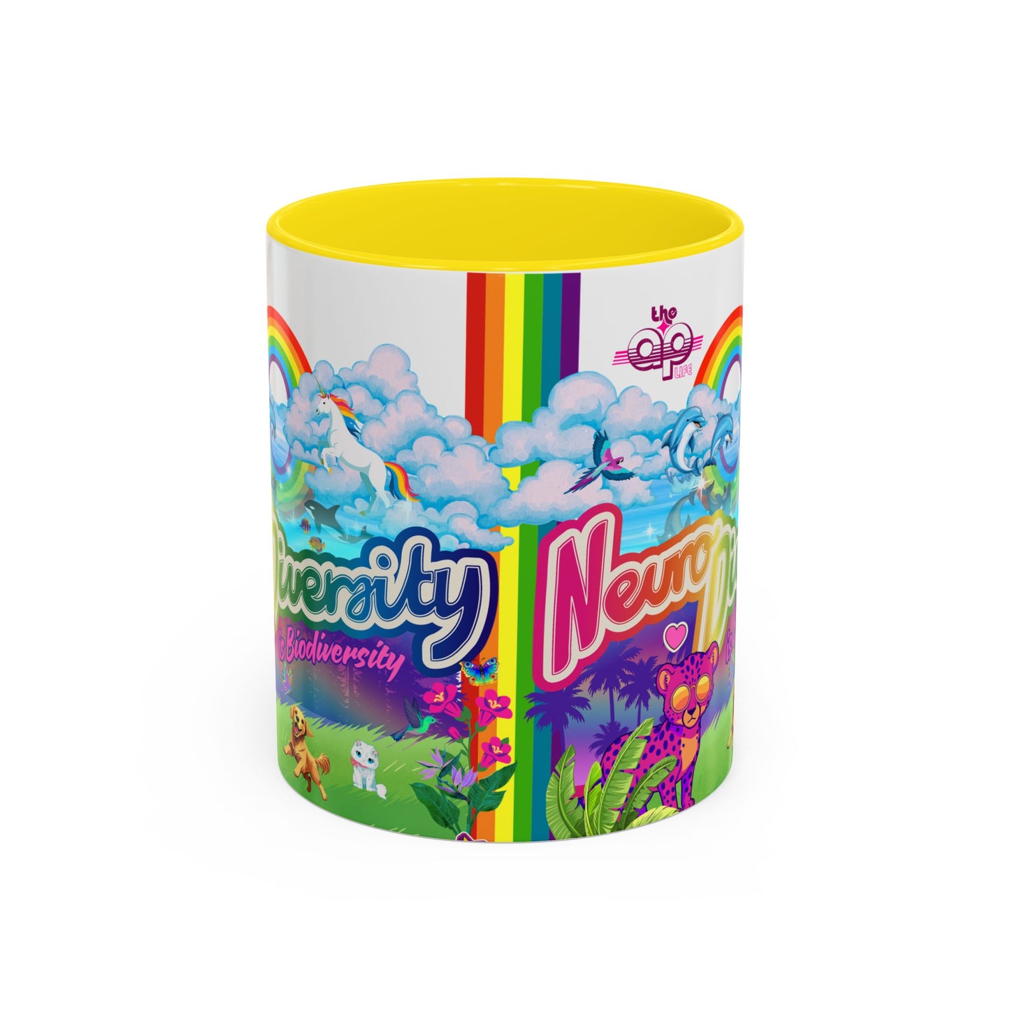 Neurodiversity is Biodiversity - Accent Coffee Mug (11, 15oz)