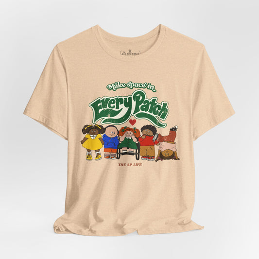 Make Space in Every Patch - Inclusion Matters - Adult Unisex Jersey Tee