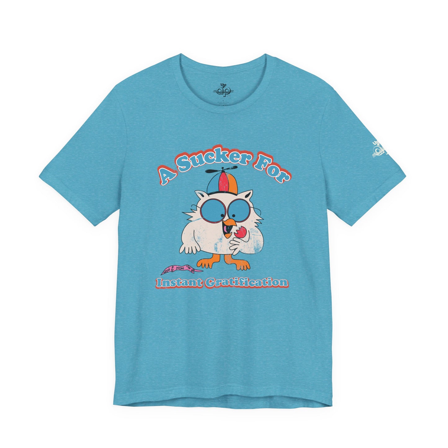 A Sucker for Instant Gratification - Adult Unisex Jersey Short Sleeve Tee