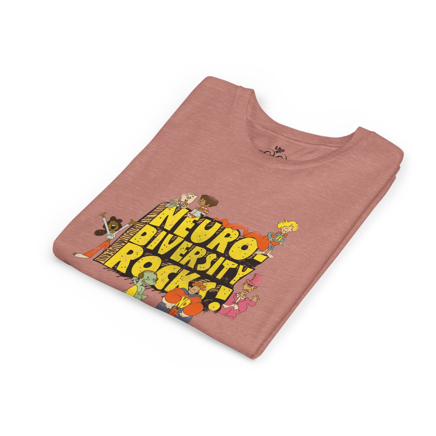 Neurodiversity Rocks - School House - Youth Unisex Jersey Tee