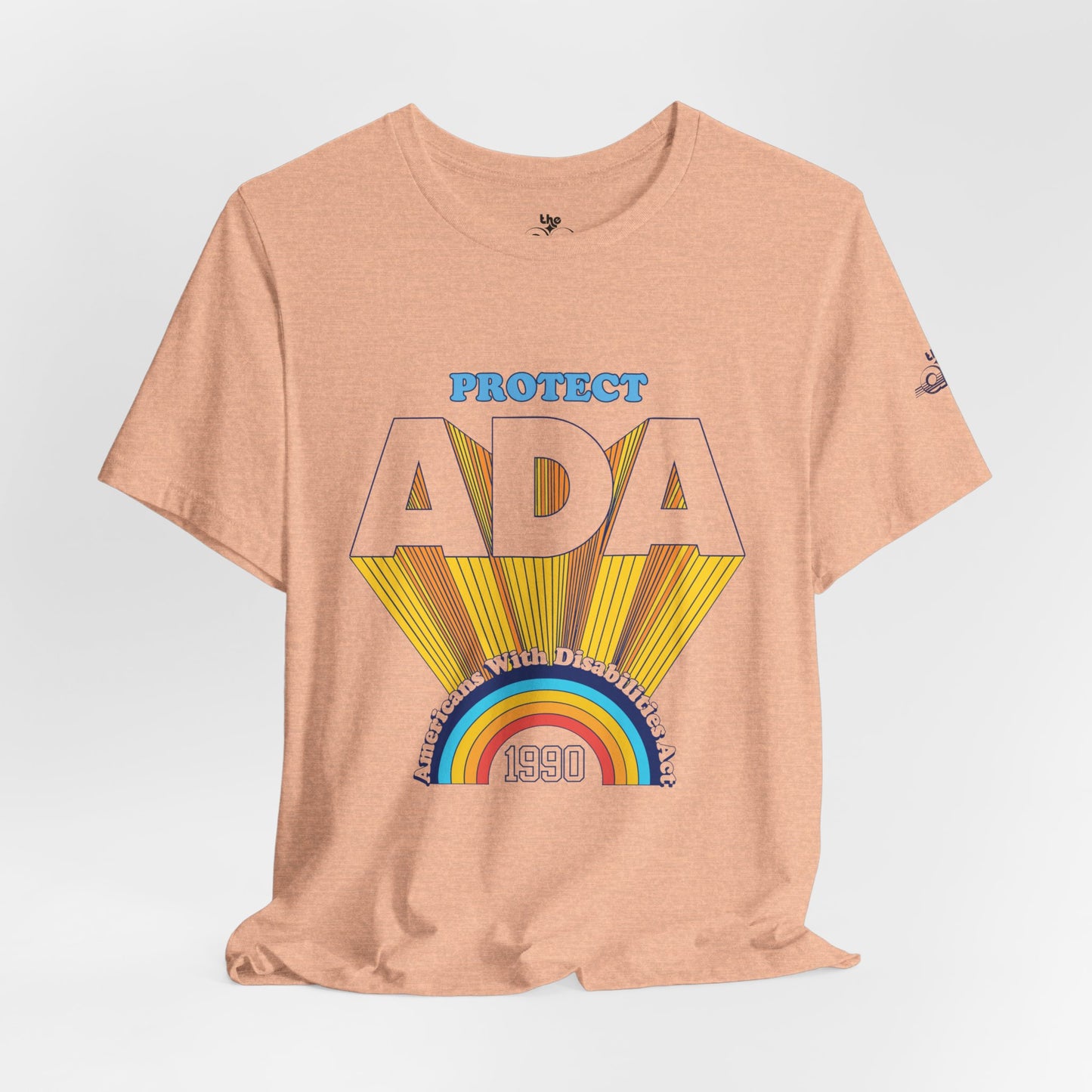 Protect ADA - Americans With Disabilities Act 1990 - Adult Unisex Jersey Short Sleeve Tee