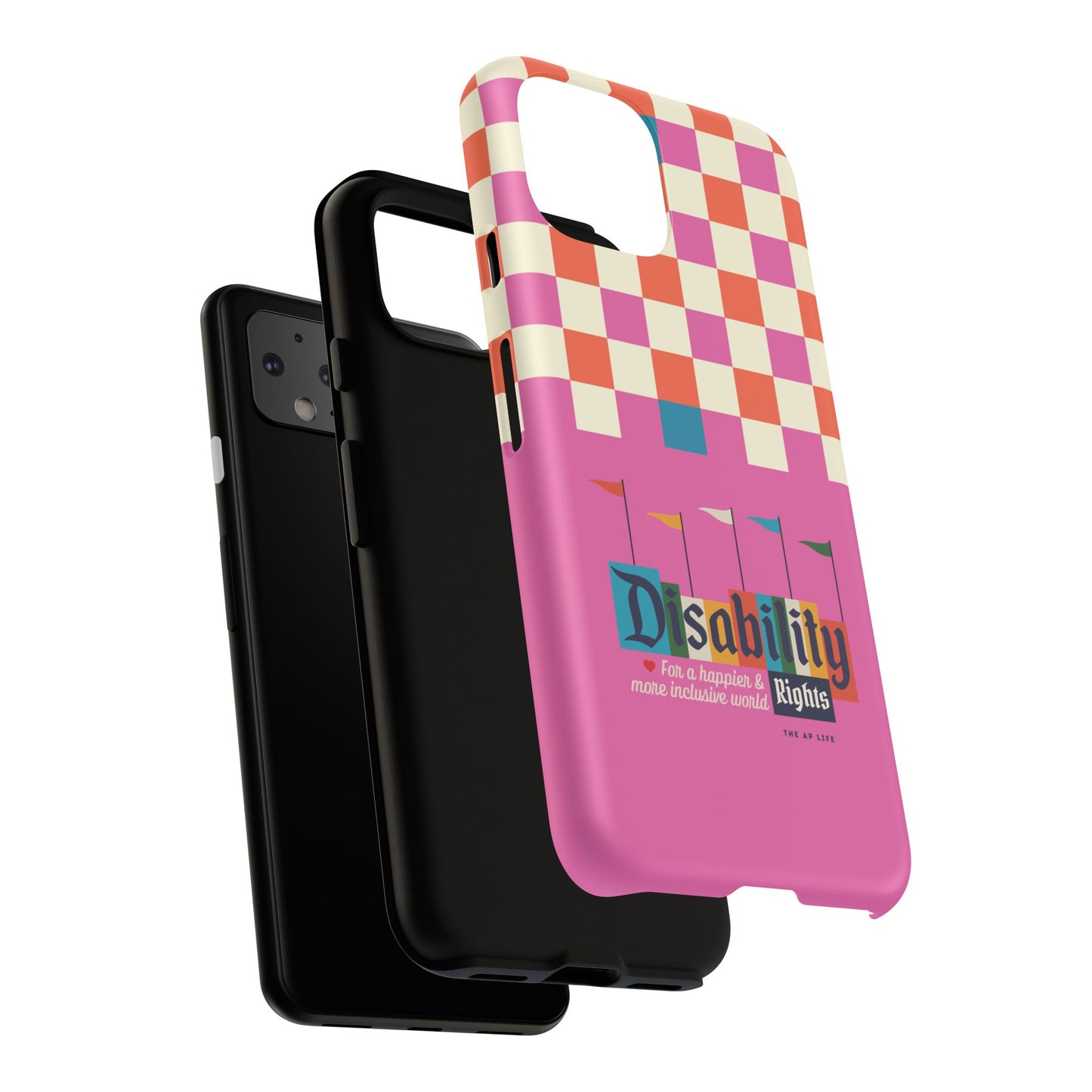 Disability Rights for a Happier & More Inclusive World - Android Phone Case for Google Pixel & Samsung Phones